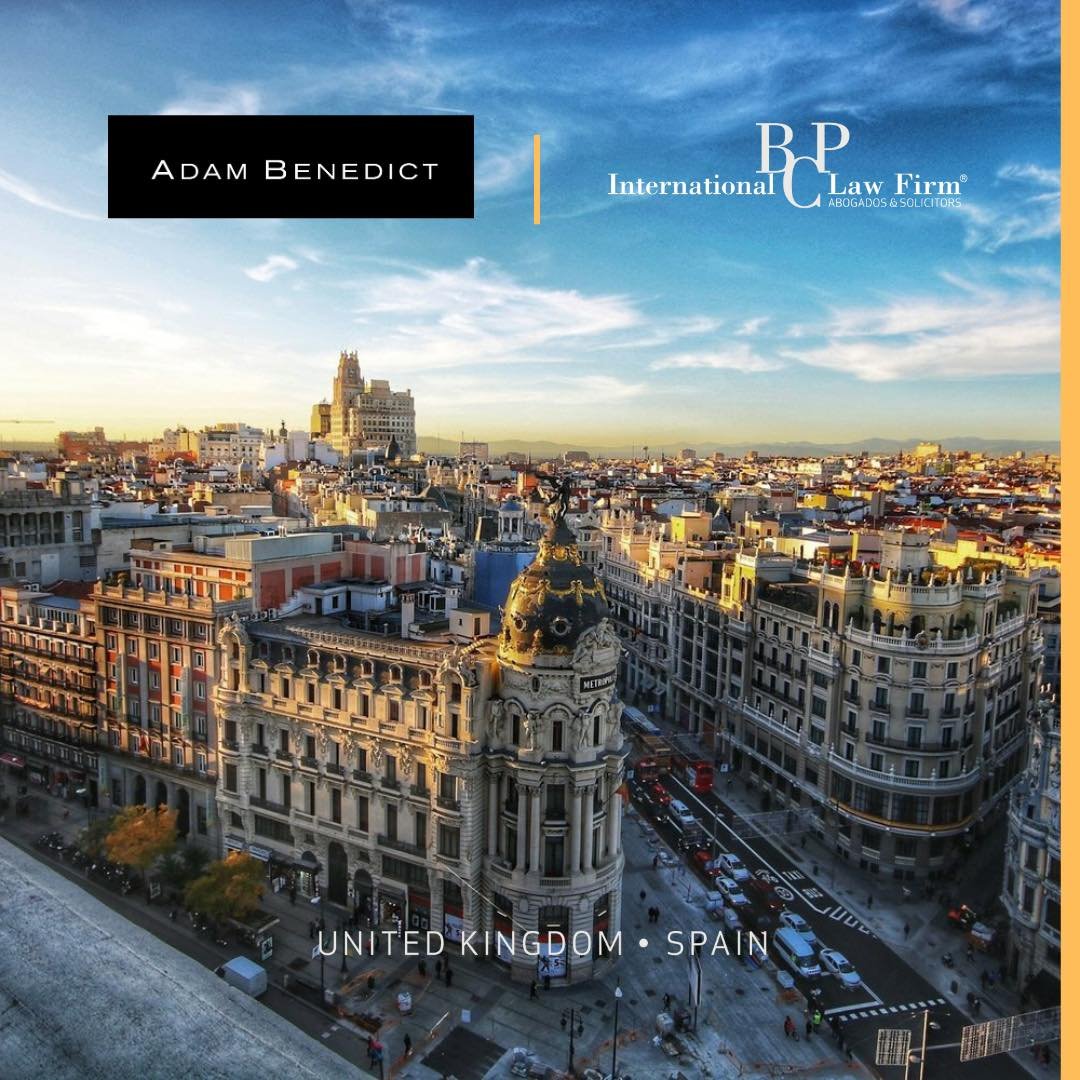 ANNOUNCEMENT 

We are delighted to announce that Adam Benedict has agreed terms with BCP International Law Firm  to refer clients across London and Spain.

Adam Benedict and BCP International will be working together as specialists in their respectiv