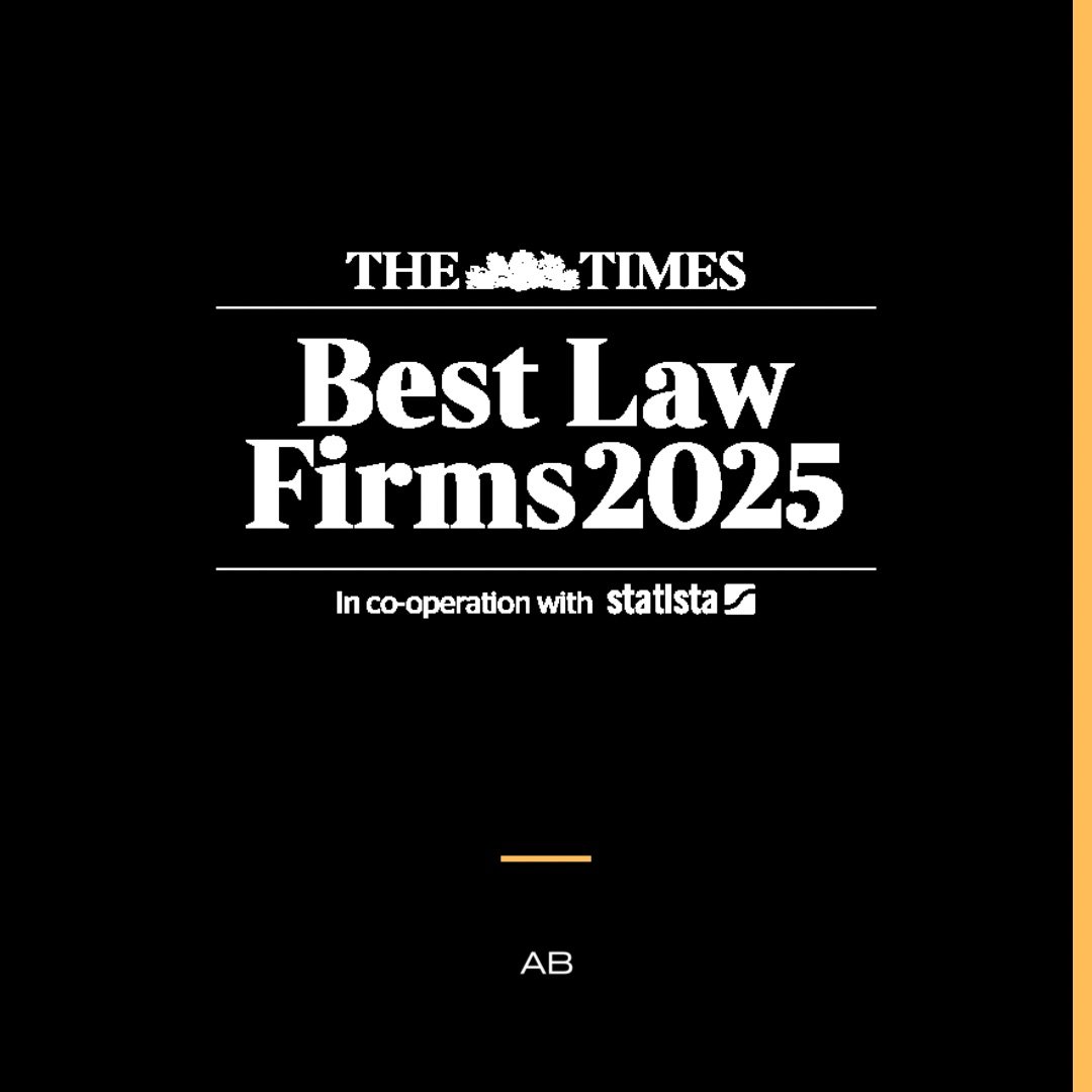 We are delighted to announce that Adam Benedict has been recognised in The Times &lsquo;Best Law Firms 2025&rsquo; in only our second year of trading!

This prestigious accolade identifies the top 250 firms in the UK across 28 practice areas as voted