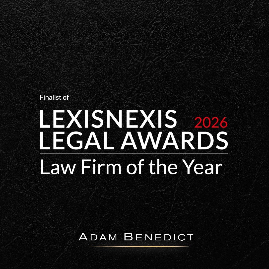 Building a modern law firm requires more than technical excellence. It requires innovation, strong culture, and a clear focus on client outcomes.

We are delighted that Adam Benedict has been shortlisted for Law Firm of the Year at the LexisNexis Leg