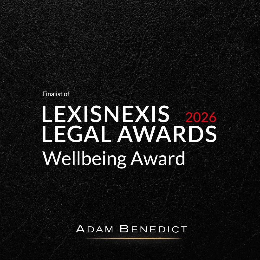Providing the foundation for people to deliver exceptional legal support starts with creating an environment where they can genuinely thrive.

We are proud that Adam Benedict has been shortlisted for the Wellbeing Award at the LexisNexis Legal Awards