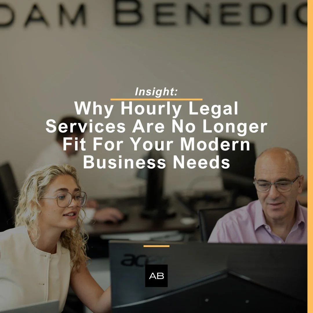 The way you run your business and personal affairs has evolved, and your legal support needs to evolve with you. Traditional hourly billing can create uncertainty: costs can spiral rapidly, and it fails to encourage long-term strategy and partnership