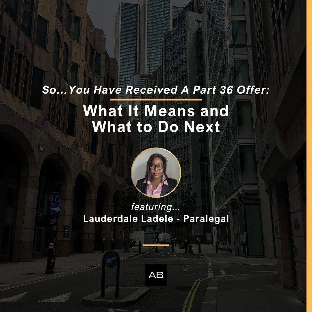 A Part 36 offer is not just a settlement proposal. It is a strategic pressure point that can significantly shift the cost risk in litigation.

Accept too late, and you may lose the benefit of your costs.

Reject it, and you could end up paying the ot
