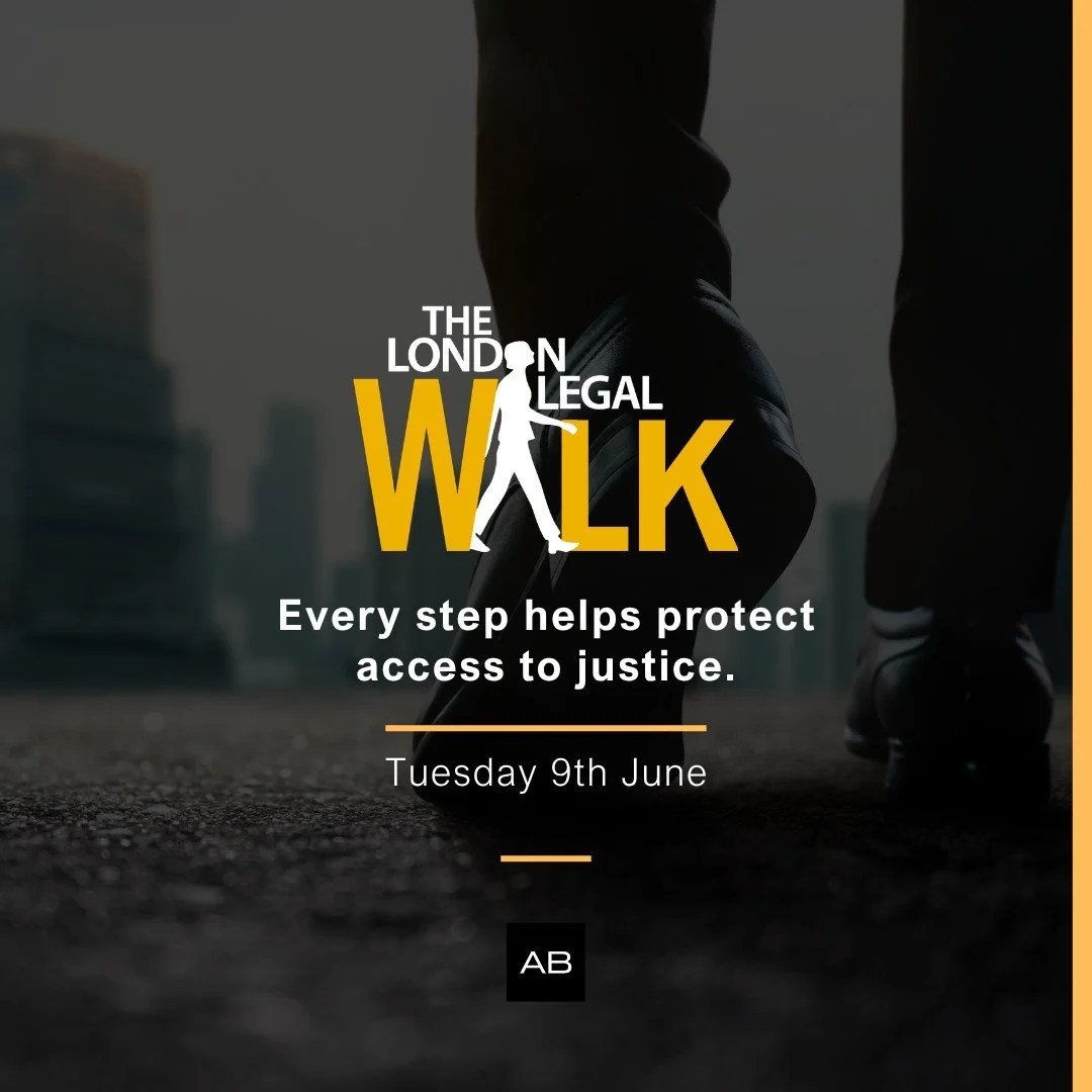 This year, the Adam Benedict team will again be taking part in the 2026 London Legal Walk, walking 10km to help raise vital funds for the London Legal Support Trust.

The Trust supports frontline, free legal advice charities across London and the Sou
