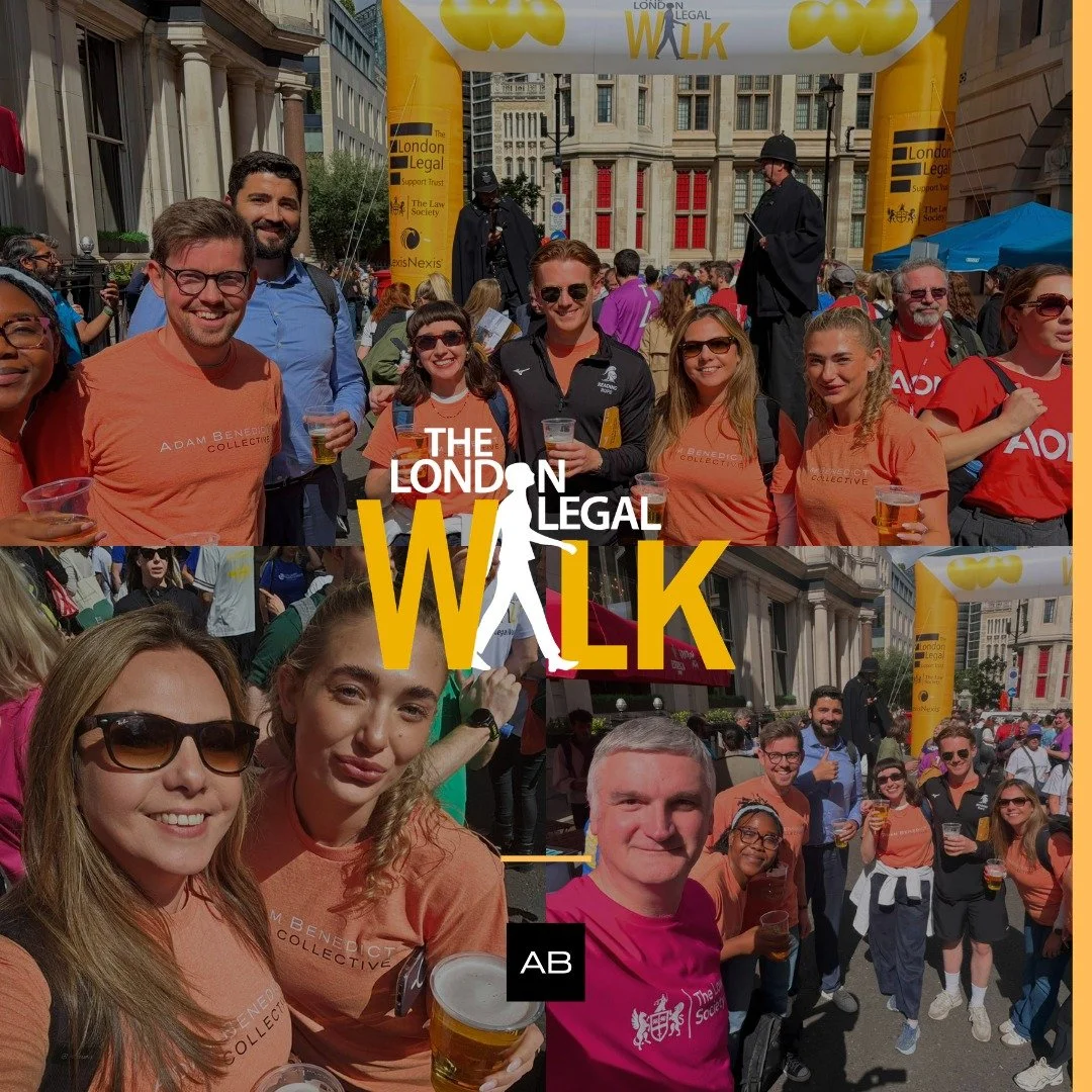 Yesterday, members of the Adam Benedict team took part in the 10k London Legal Walk in support of London Legal Support Trust.

Rebecca Jackson, Adam Creasey, Tilly McHugh, Grace Jenkins, Lauderdale Ladele and Harrison Carr walked alongside thousands 