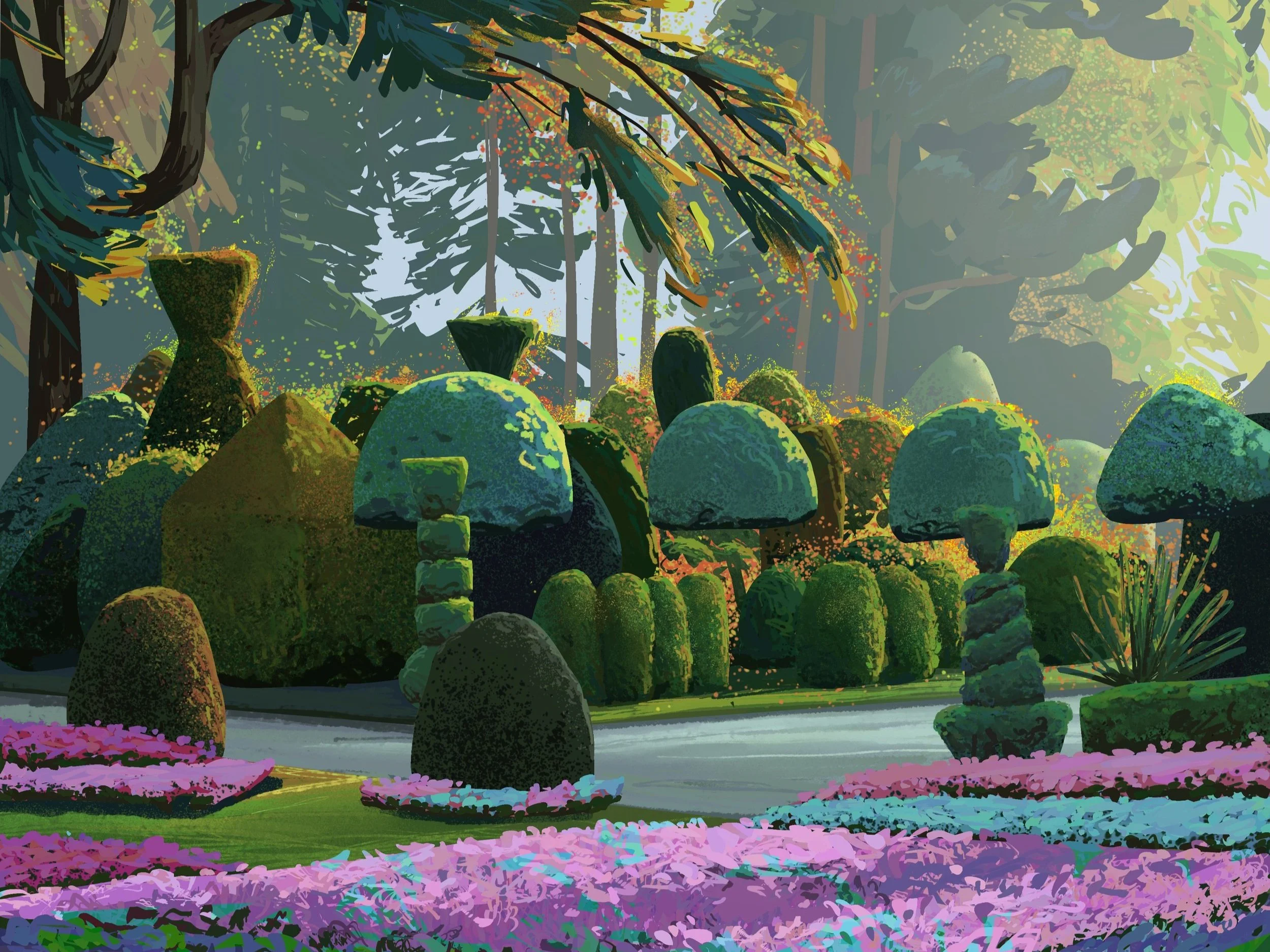 environment study sketches