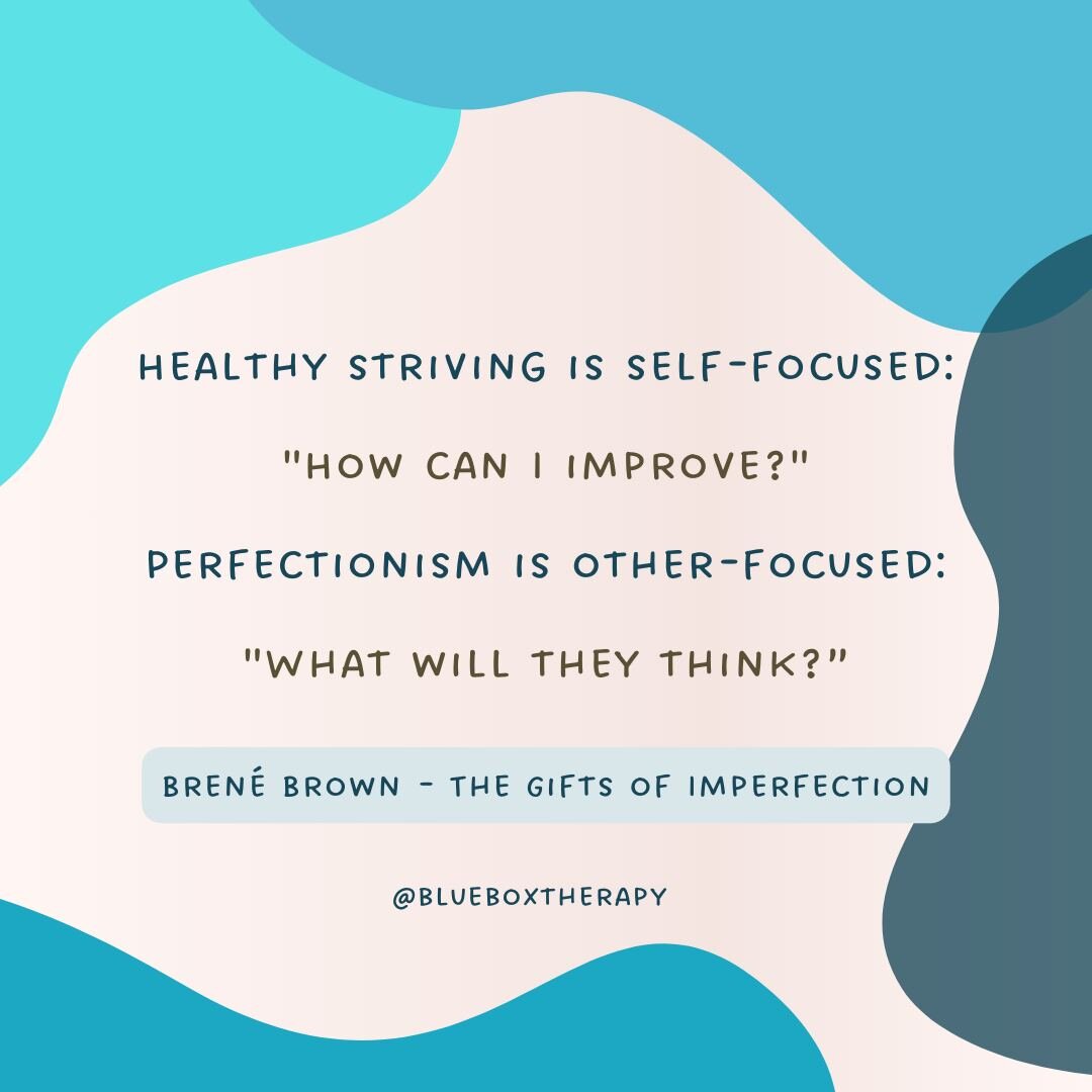 ✨Healthy Striving vs Perfectionism✨

I have recently picked up Bren&eacute; Brown's 'The Gifts of Imperfection' which talks through using courage, compassion, and connection to lead a &quot;wholehearted life&quot;. 

Those who strive for excellence i