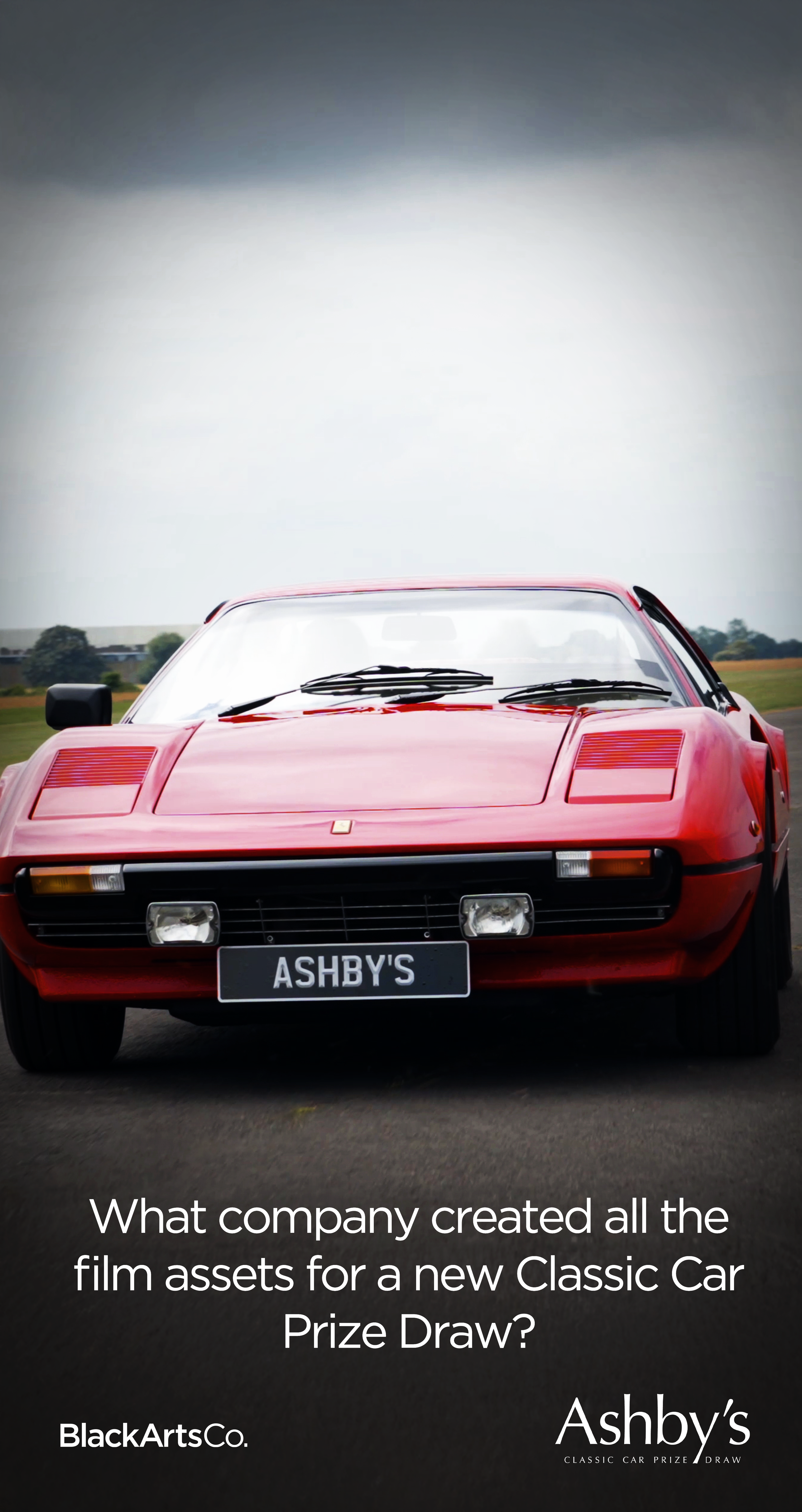 Ashbys Car Prize Draw