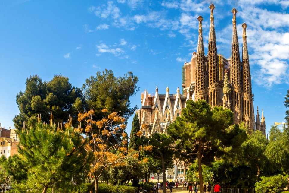 Jesus On The Cross - Sagrada Familia Church - Barcelona Spiral