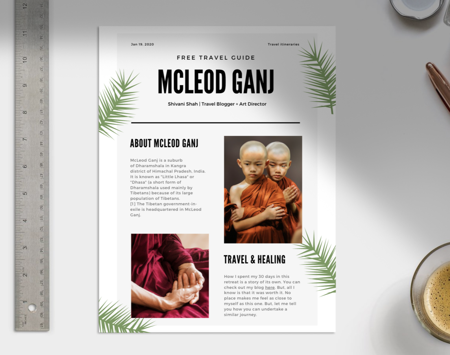 One month Mcleod Ganj Travel Itinerary | Free download