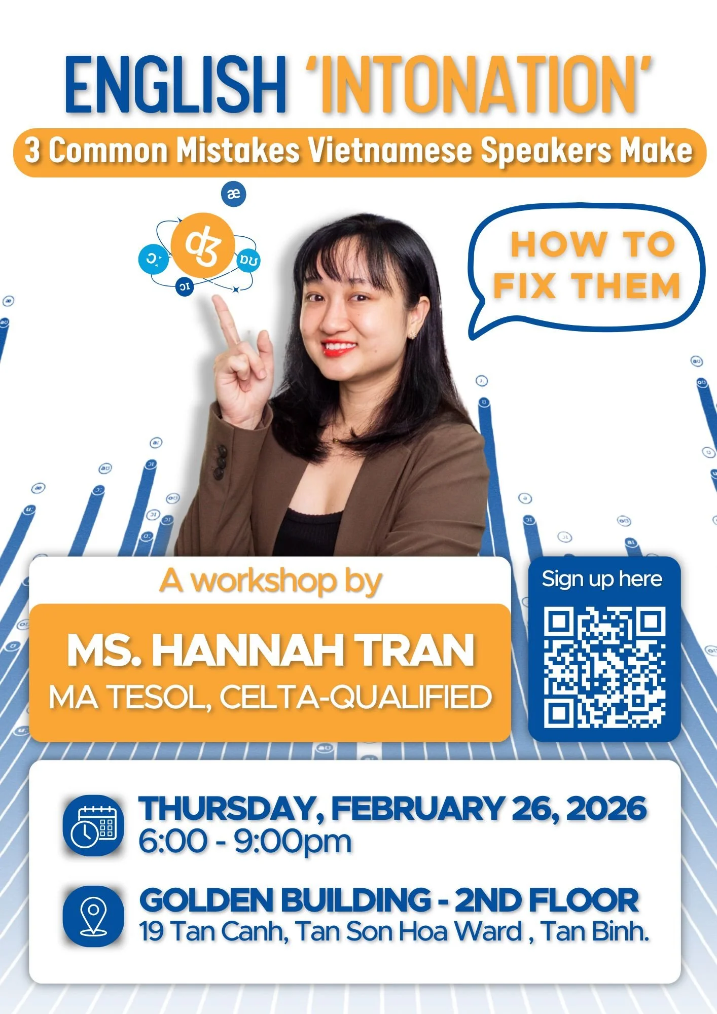 Free Workshop - English Intonation: 3 Common Mistakes Vietnamese Speakers Make and How to Fix Them