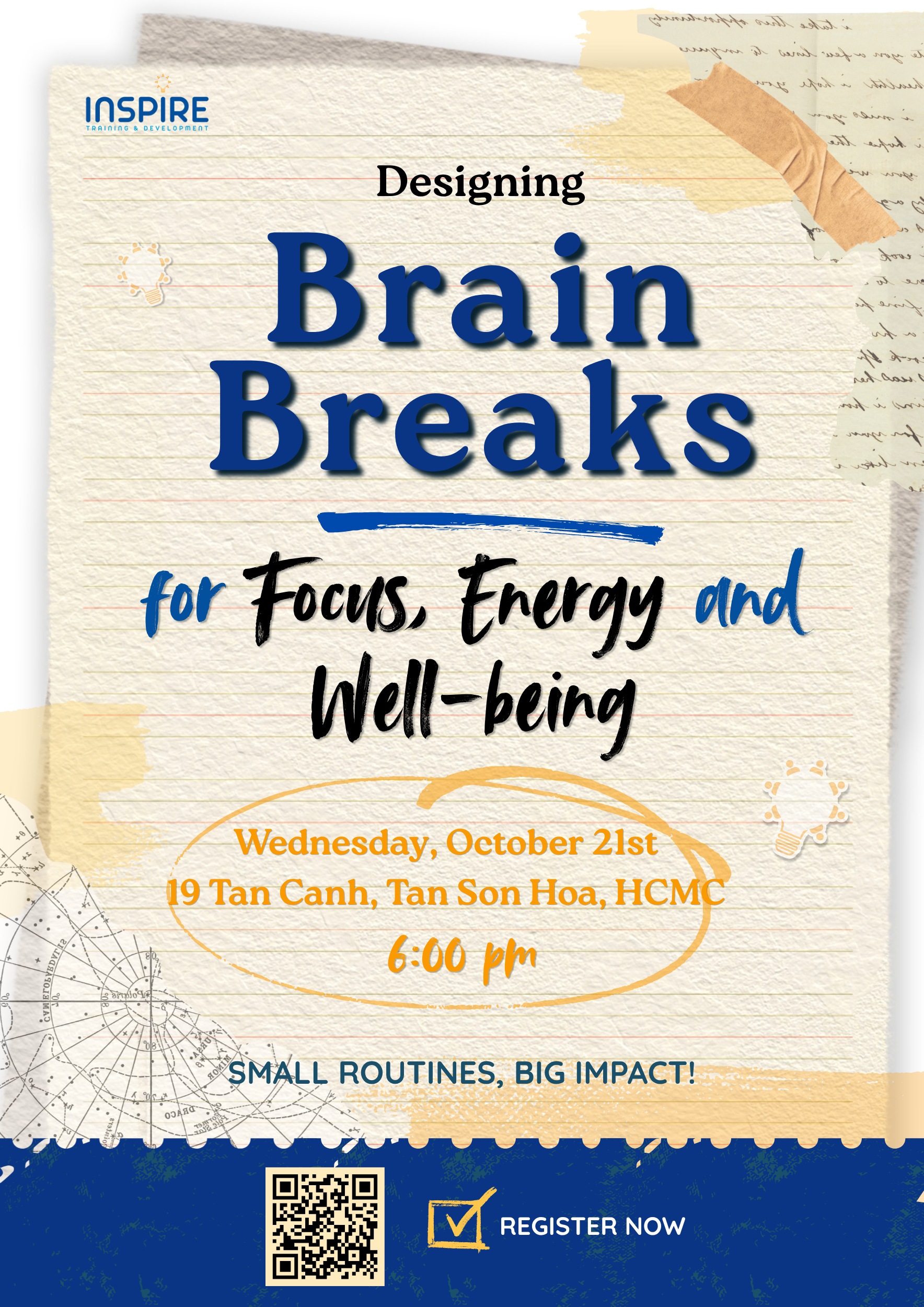 Workshop: Designing ‘Brain Breaks’ for Focus, Energy and Well-being