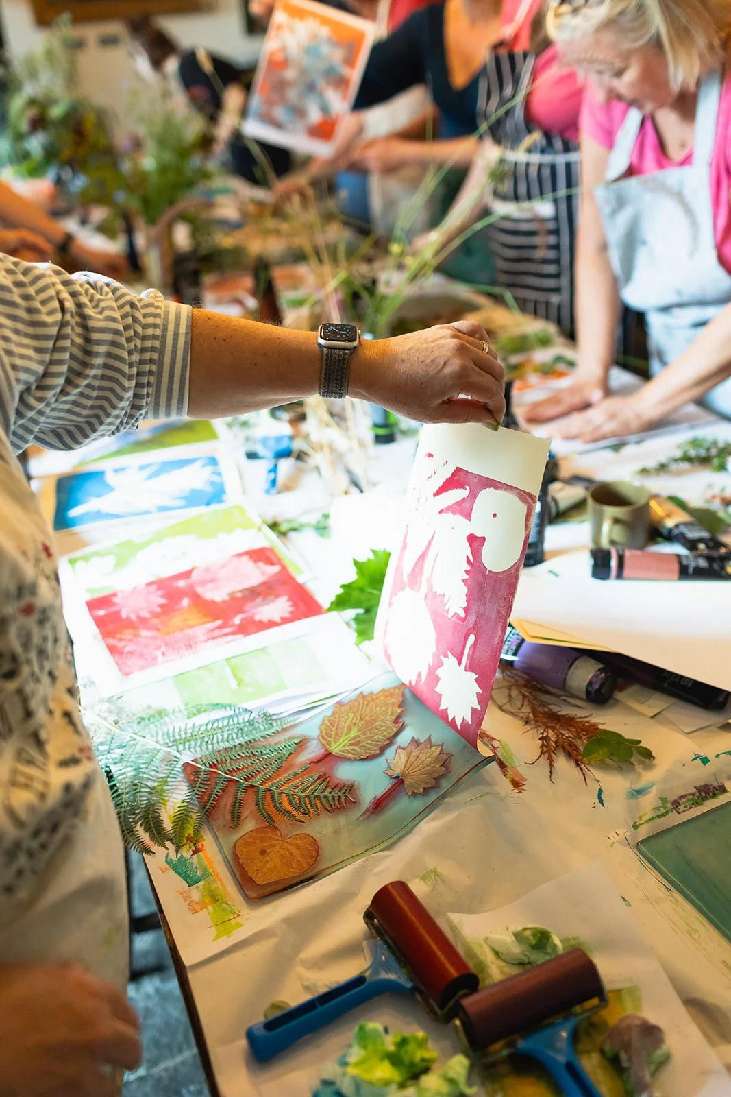 Botanical Gelli Plate Printing