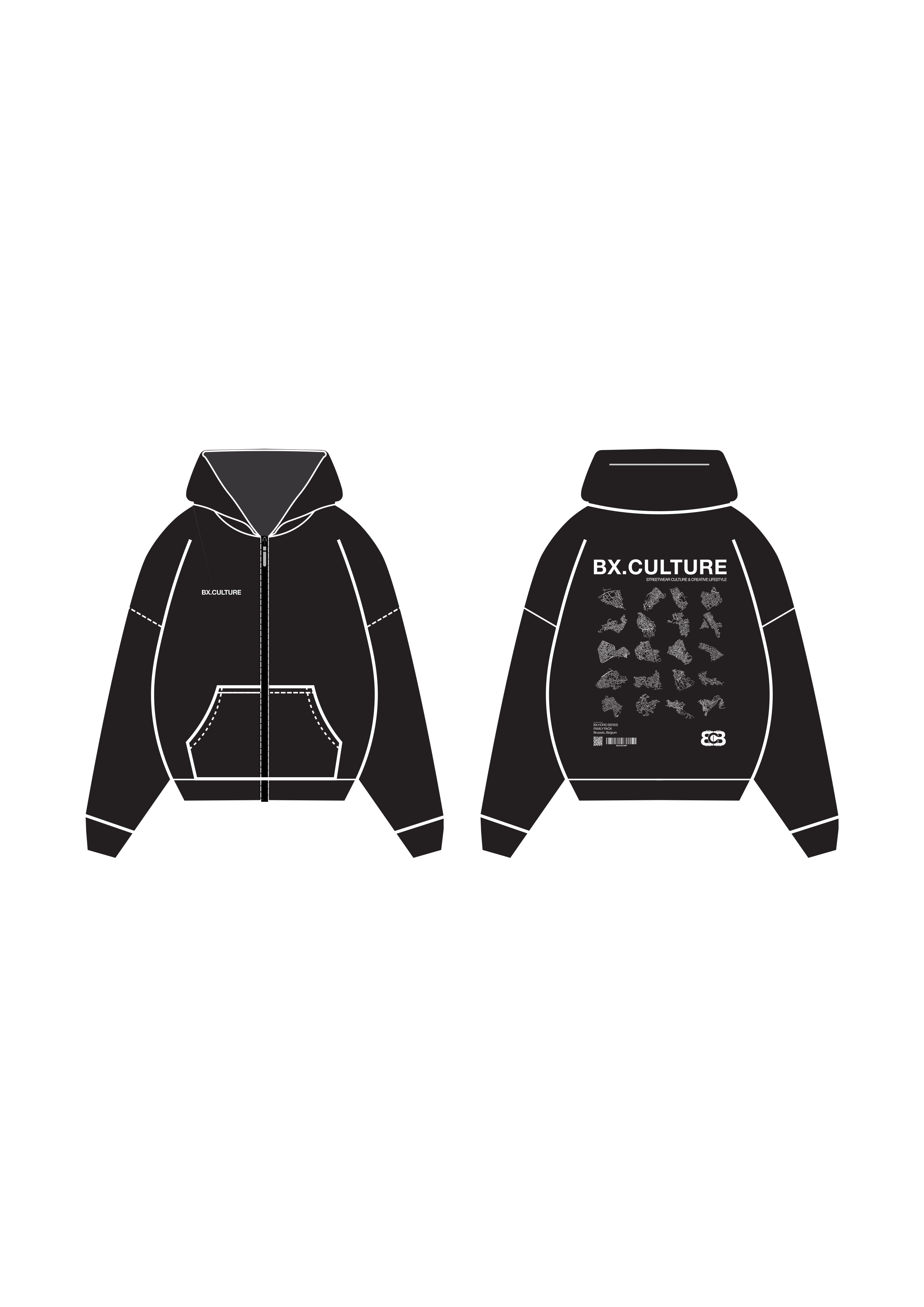 Family Pack Zip Hoodie V1