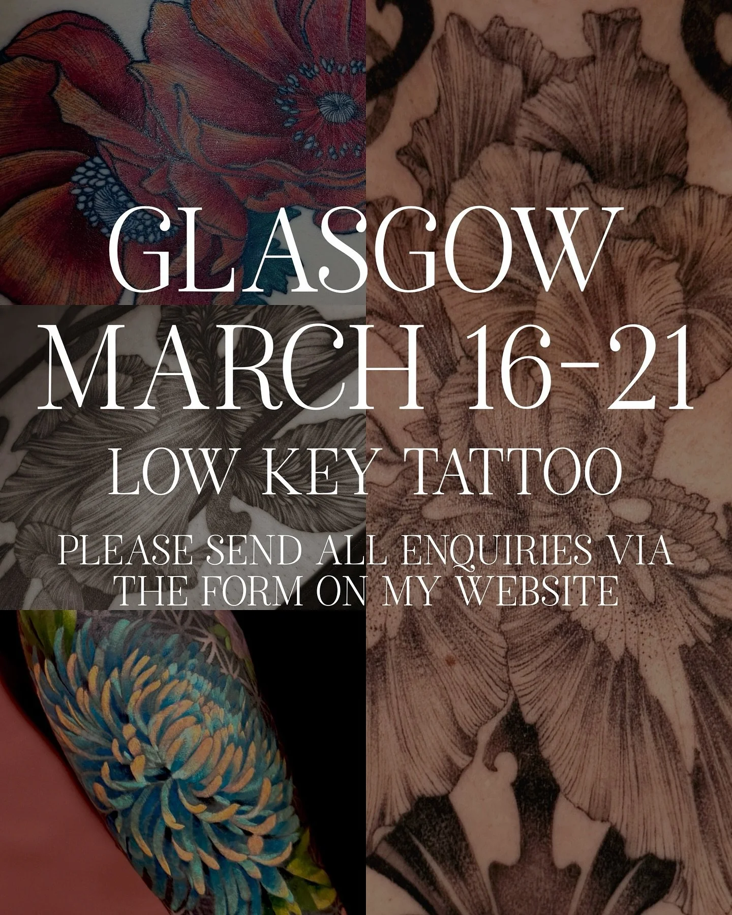 GLASGOW! Find be back at my beloved @lowkeytattooglasgow in March 2025! I am taking bookings now so if you'd like to get tattooed while I'm in town send me an enquiry form 🩷 #glasgowtattoostudio #glasgowtattoo #glasgowtattooartist