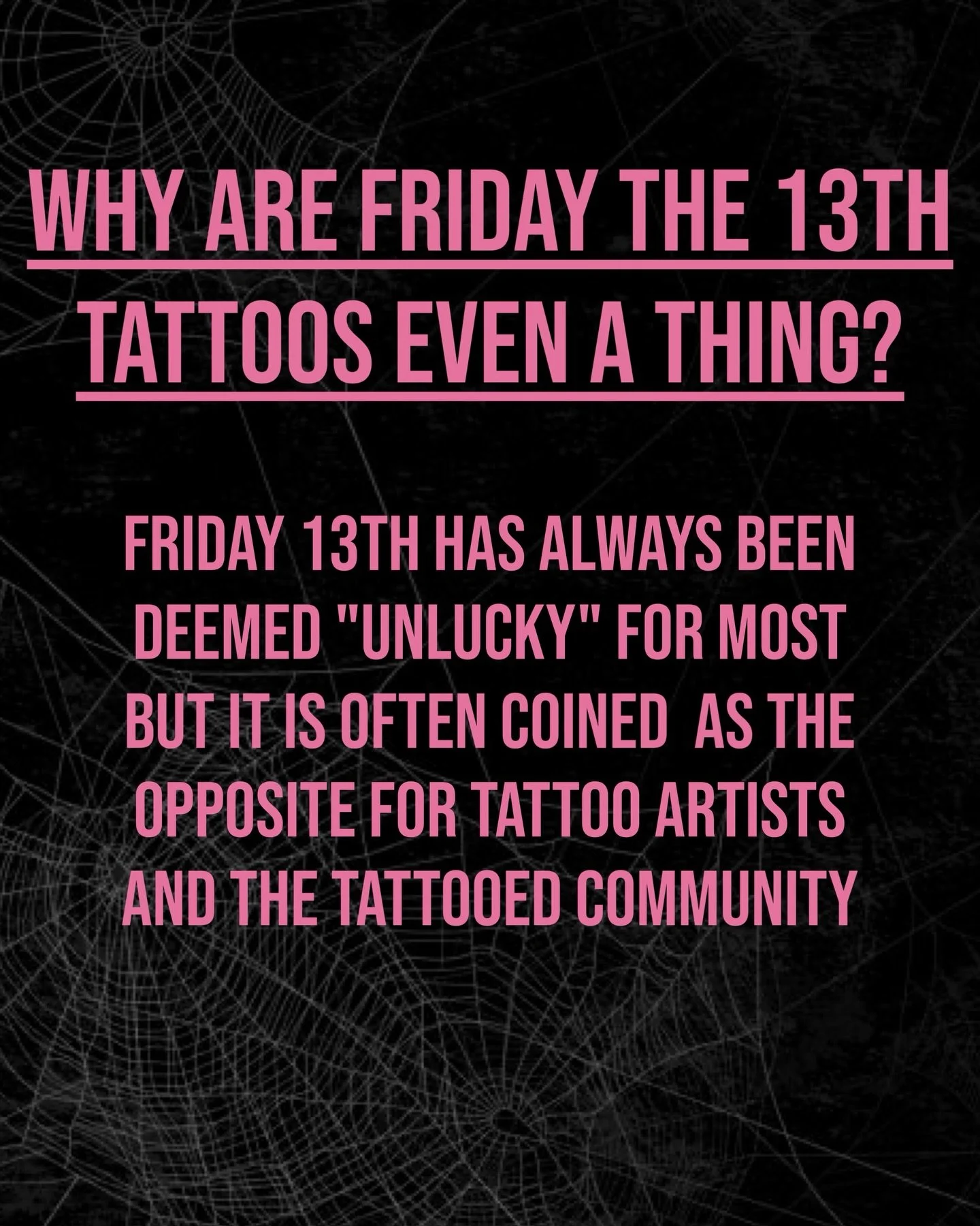 we aren't doing a flash day this month as there are too many Friday the 13ths this year! please accept this history lesson by way of apology 🩷