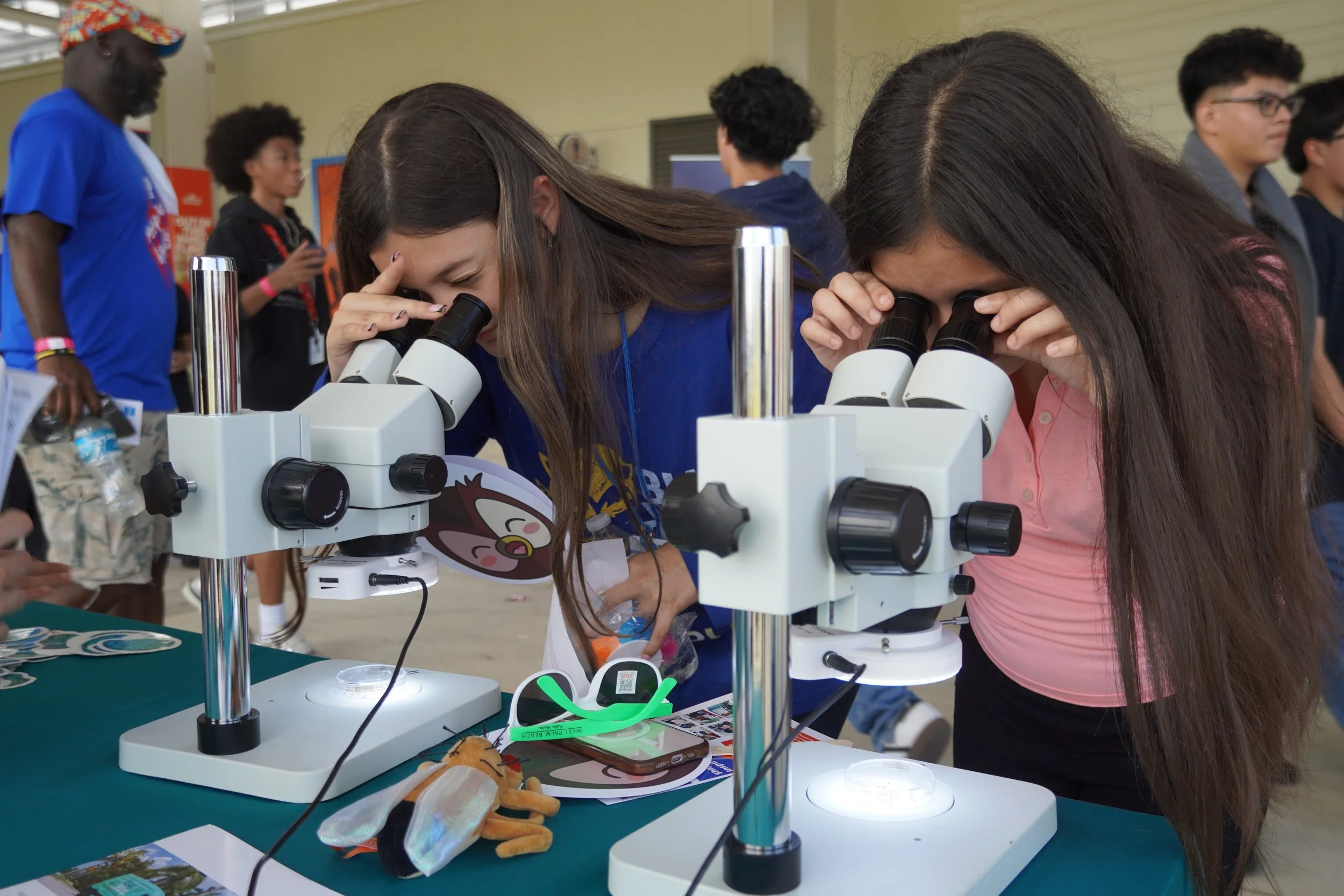 JA Girls with microscopes.JPG