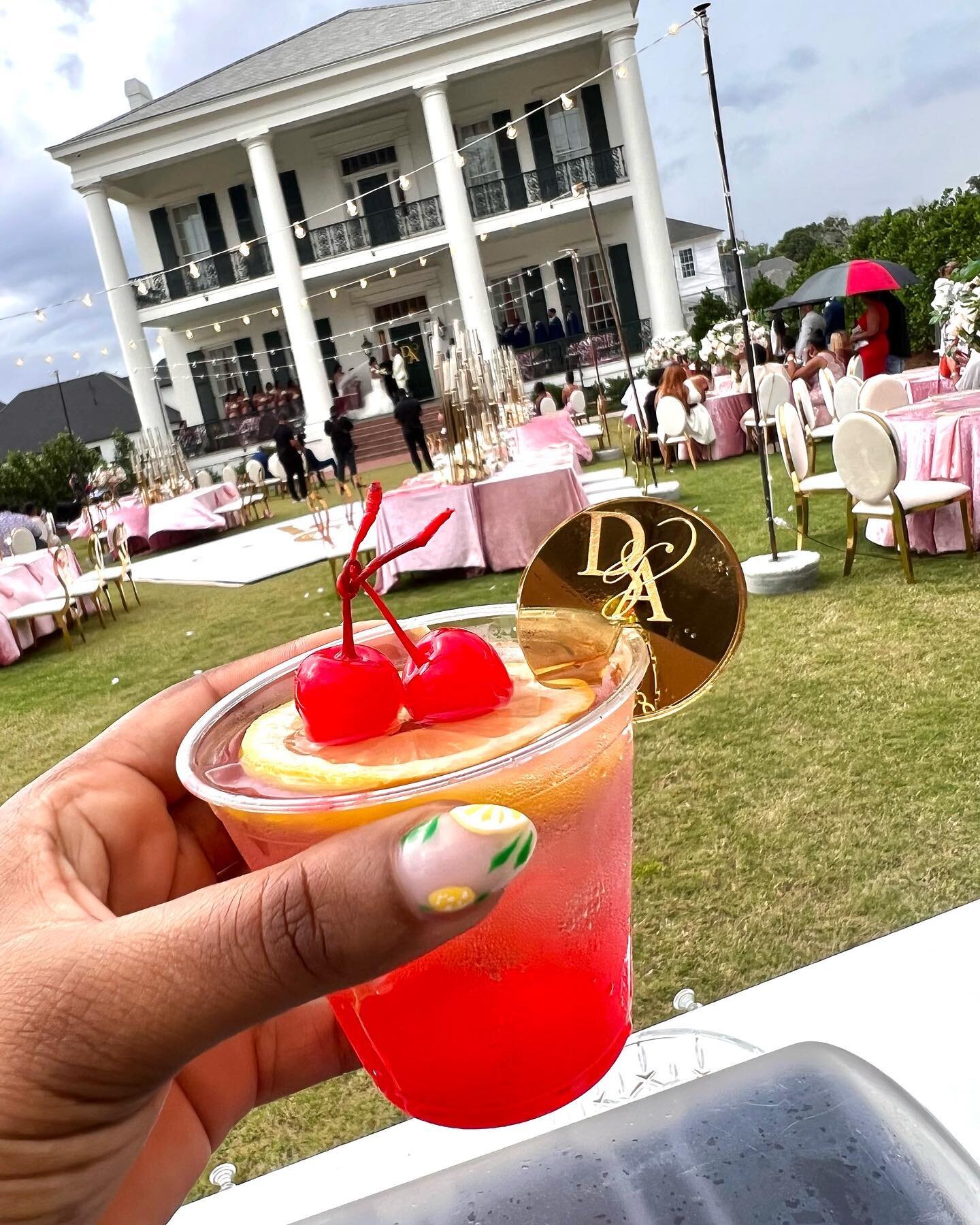 We love being a part of weddings and making the special day even more memorable with our delicious drinks! 🥂 Here's to the bride &amp; groom and their happily ever after! 💕