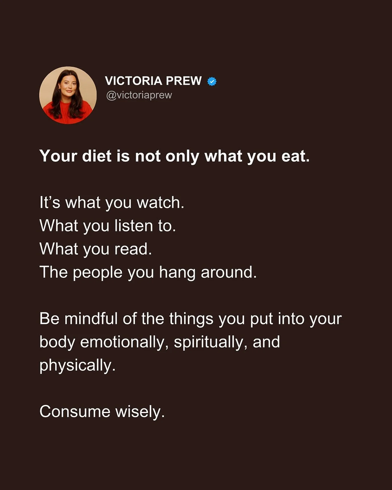 Most founders obsess over their food diet. Few think about their attention diet.

What you consume (conversations, content, headlines) shapes your decisions more than you realise.

I curate my inputs like my meals:
* I cut content that makes me anxio