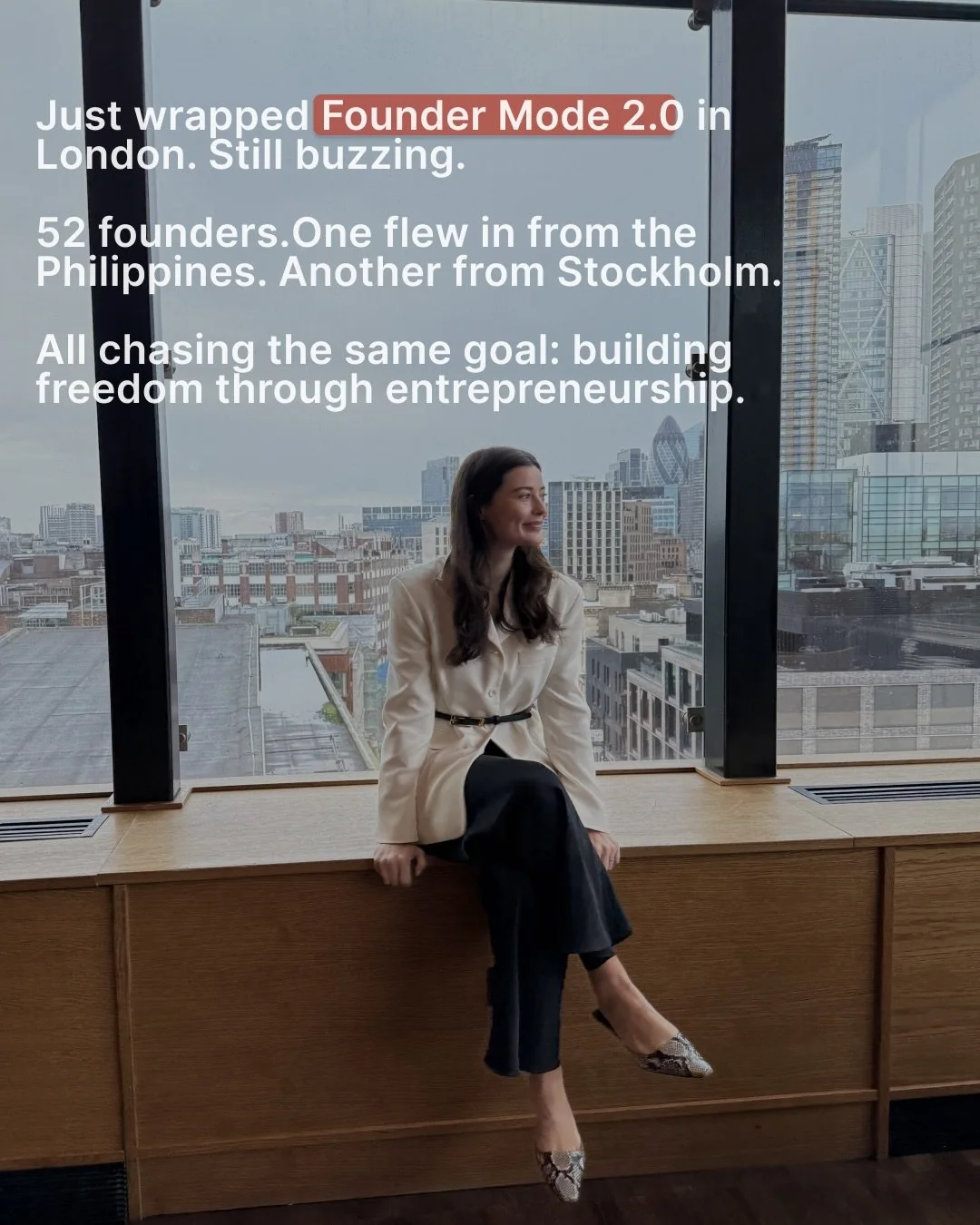 Fifty-two founders, all chasing the same goal: to build freedom through entrepreneurship.

Controlling your time. Building big businesses. Finding community. That&rsquo;s what Founder Mode 2.0 was all about.

It&rsquo;s clearer than ever that the cor