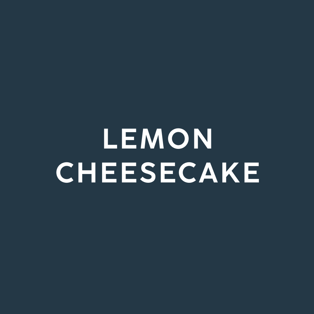 Lemon Cheesecake