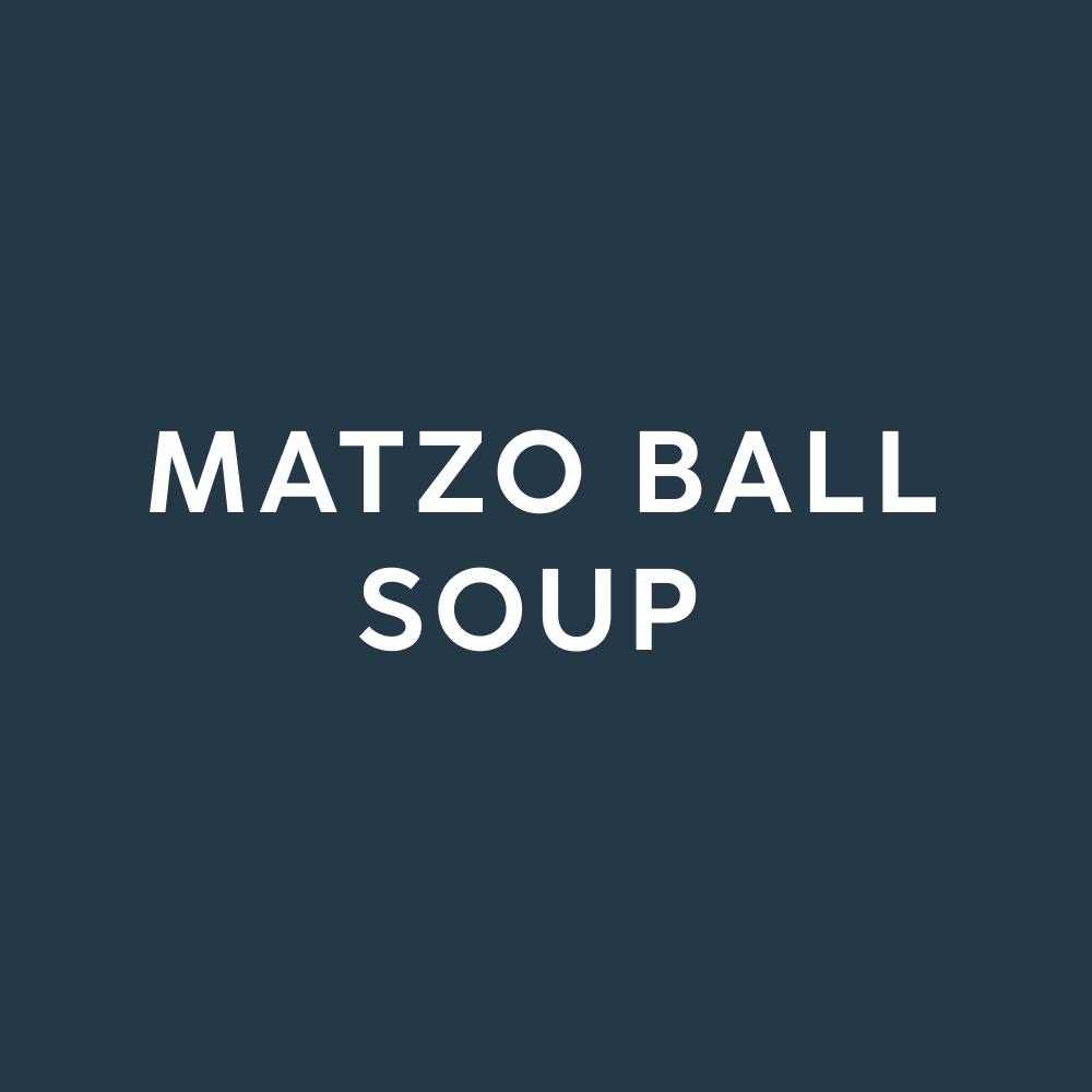 Matzo Ball Soup