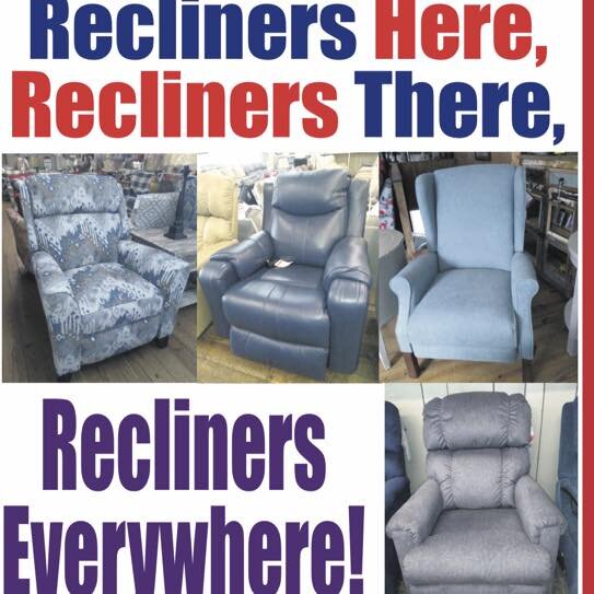 Shopping for a new recliner? 
We just happen to have a few choices in stock and on the floor!
Ready for pickup or delivery TODAY!

#lazboy #lazboyfurniture #recliners #wedeliver #ashecountync #Warrensville #jcf336