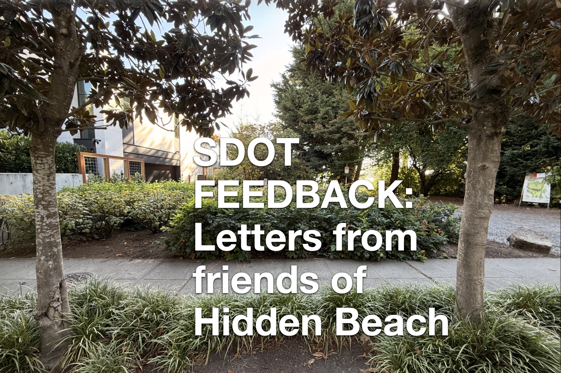 Letters to SDOT