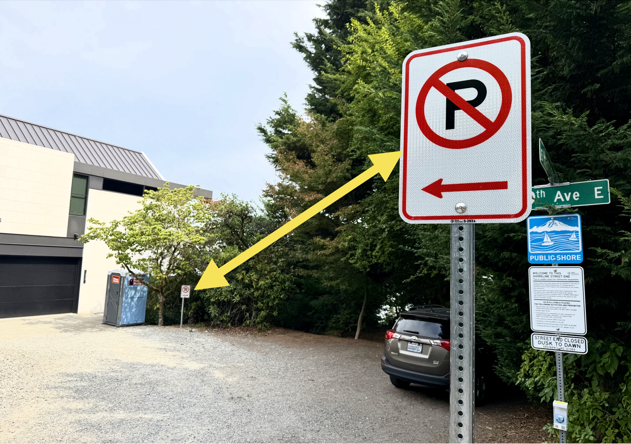 No Parking Signs In Record Time