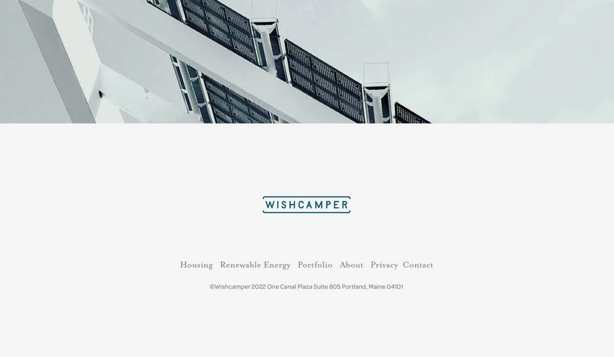 Color palette and typographic system for Wishcamper Companies brand identity by Murphy Empire