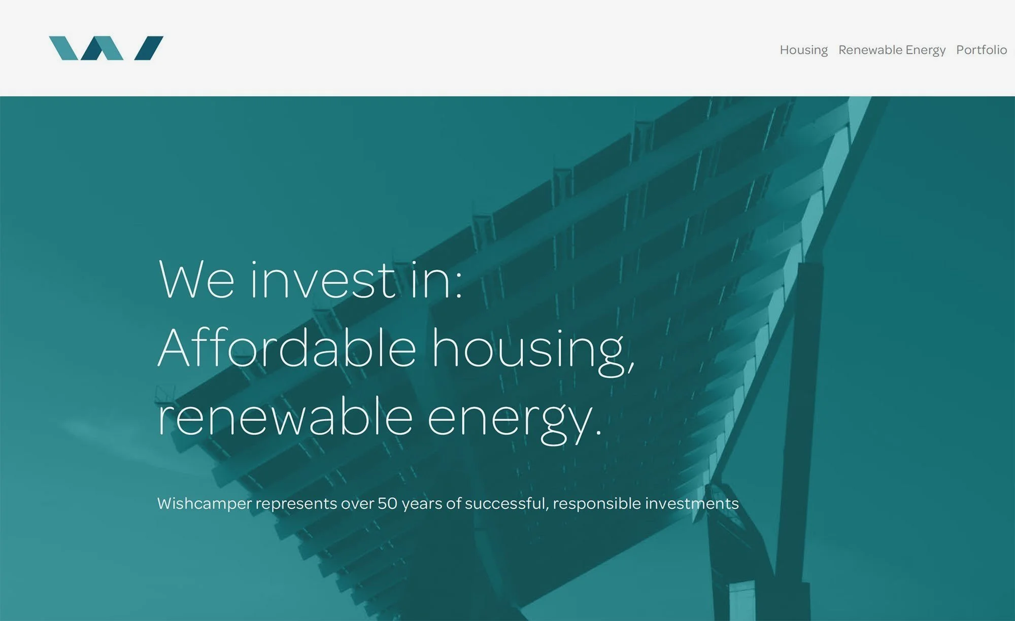 Logo and visual mark system for Wishcamper Companies — Murphy Empire Branding & Design