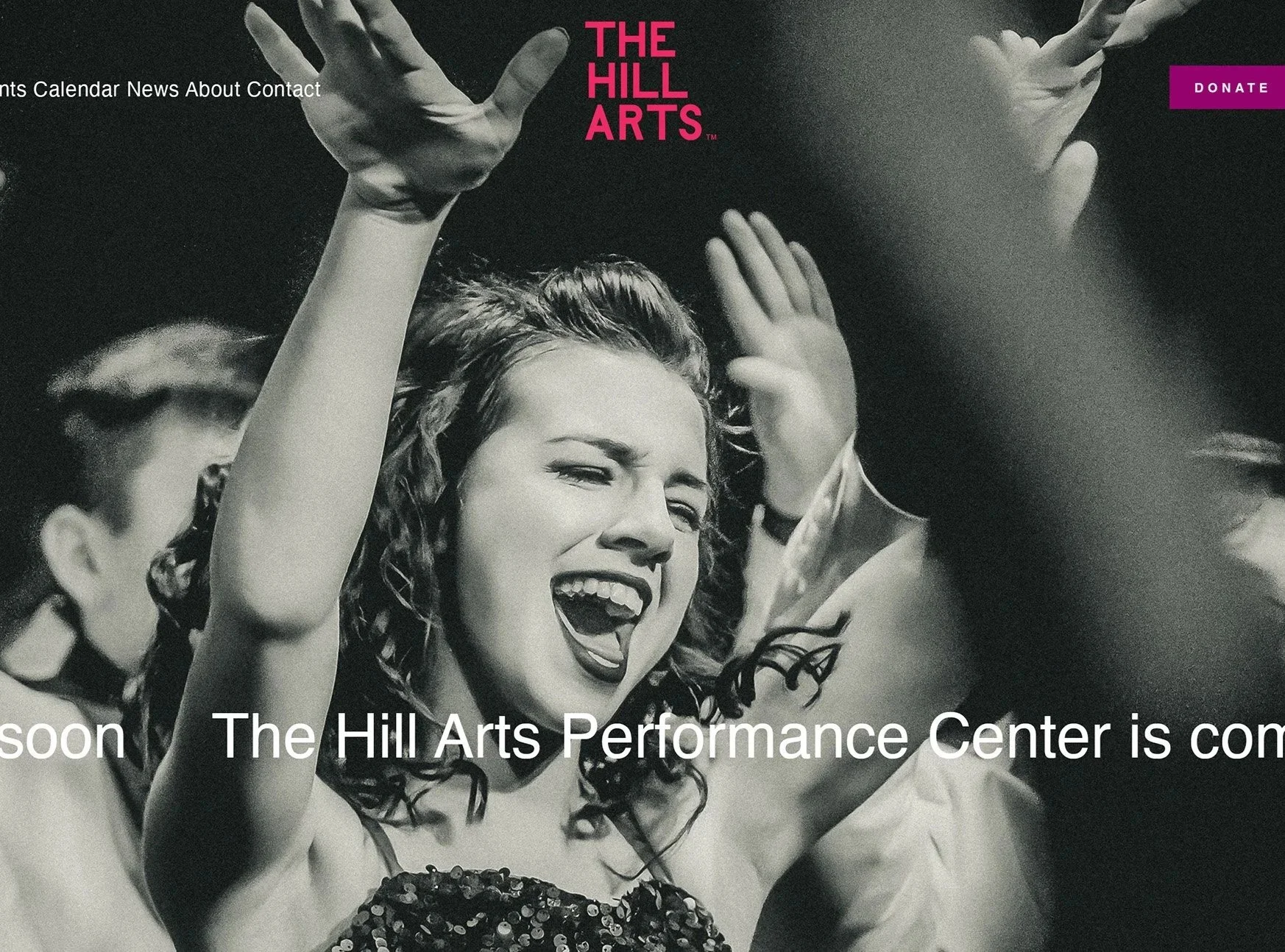 The Hill Arts brand identity design — Murphy Empire, Portland, Maine