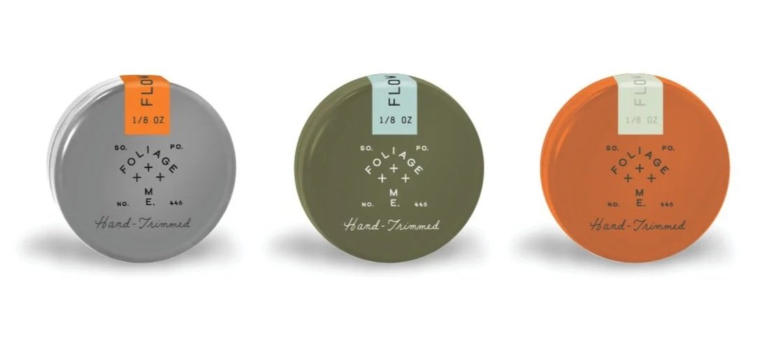 Packaging design for Foliage Cannabis Co. flower products by Murphy Empire