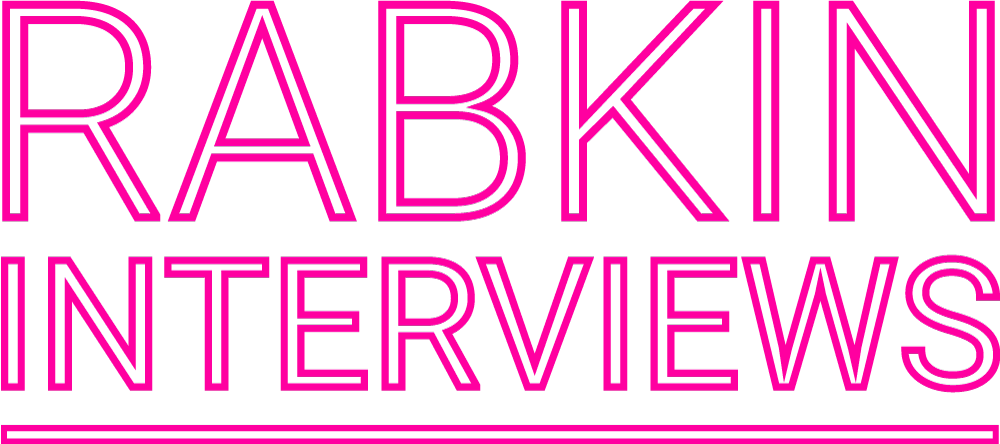 Rabkin Interviews typographic identity and program design