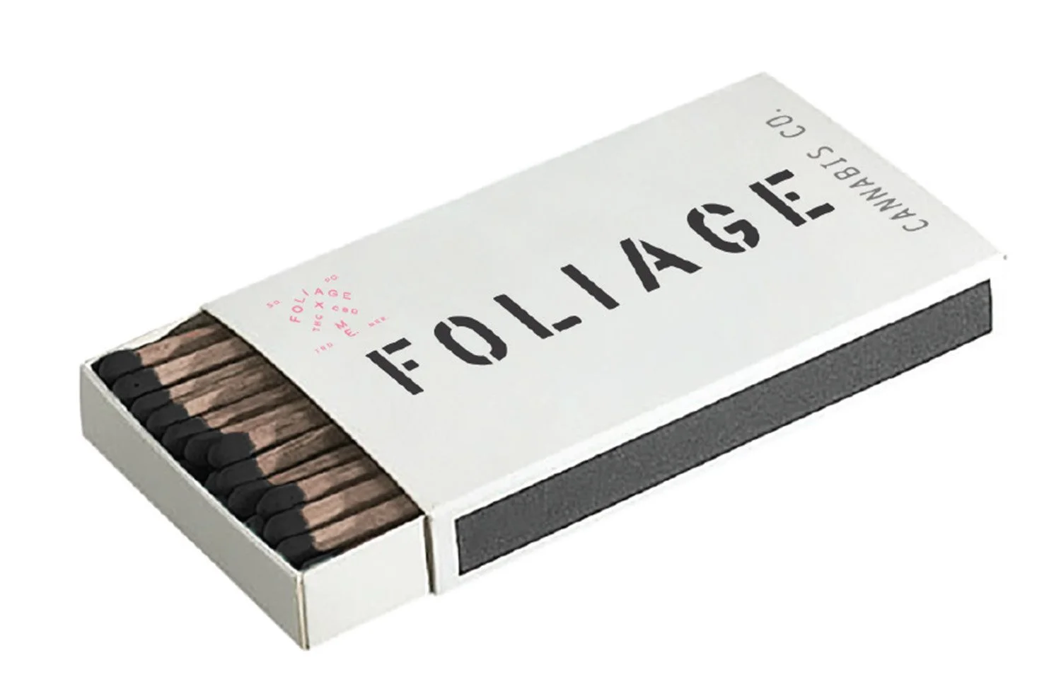 Retail signage and merchandise design for Foliage Cannabis Co. by Murphy Empire