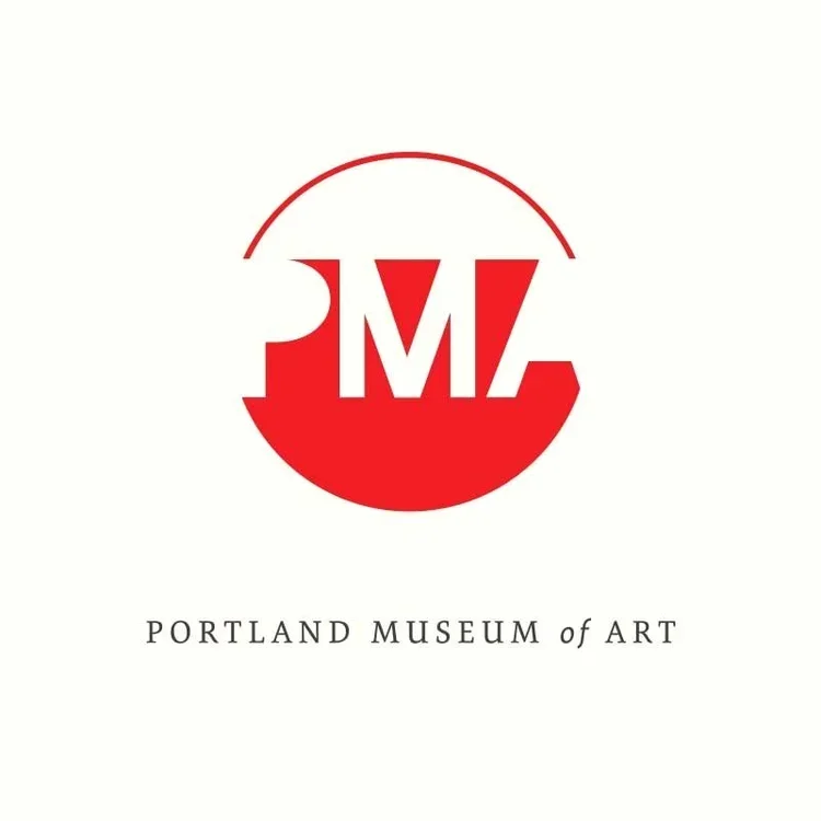 Award winning visual identity for Portland Museum of Art by Murphy Empire, Portland, Maine, Gold Broderson's Award