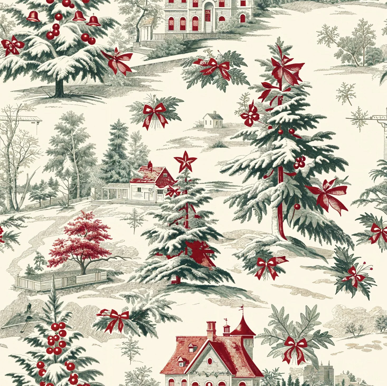Holiday wrapping paper and packaging pattern design for Nash & Co. by Murphy Empire Branding & Design