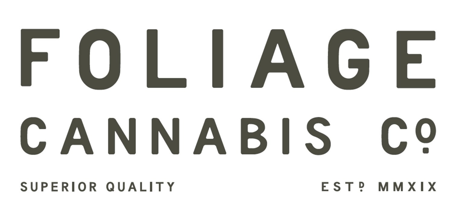 Handmade mark system for Foliage Cannabis Co. branding by Murphy Empire Branding & Design