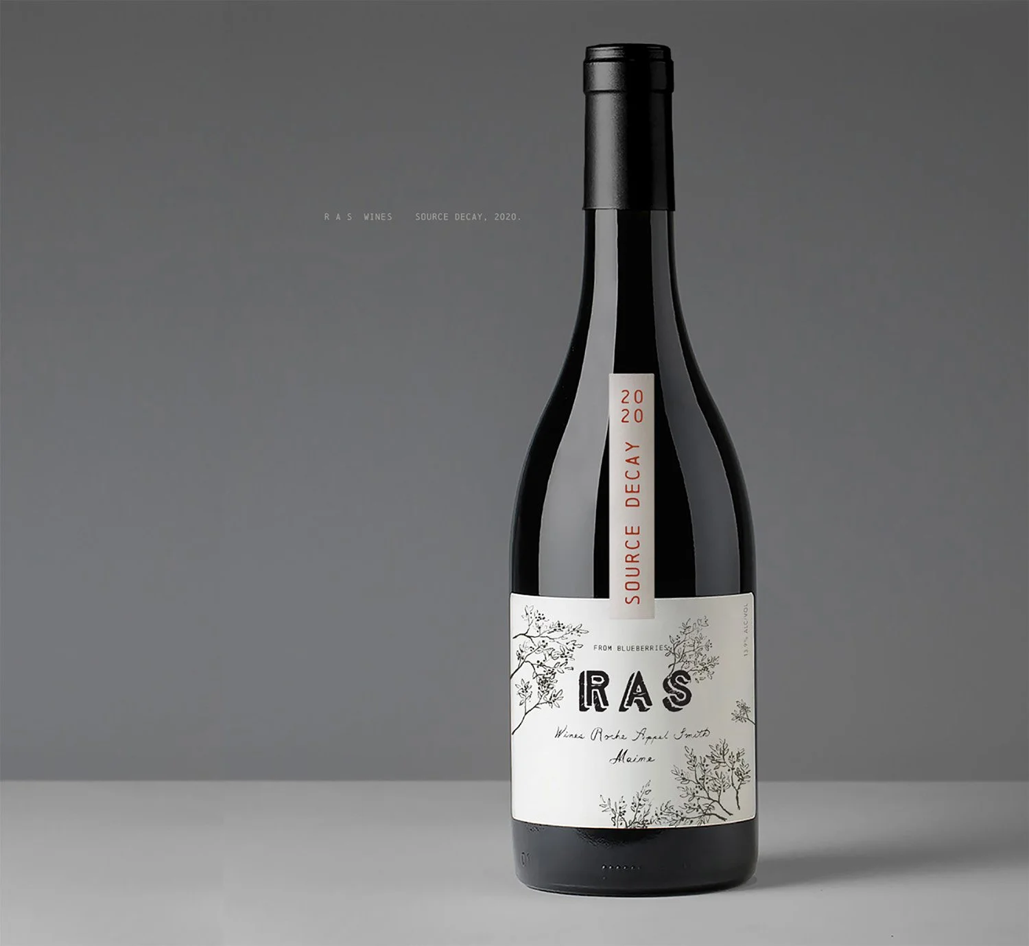R A S Wines comprehensive brand identity and package design by Murphy Empire