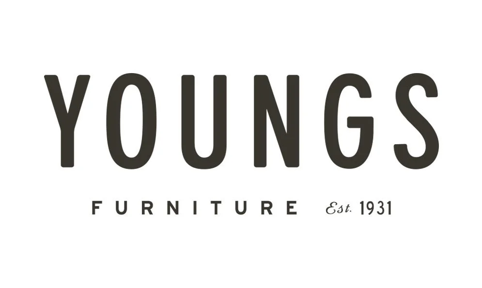 Custom logo and mark system for Youngs Furniture — Murphy Empire Branding & Design