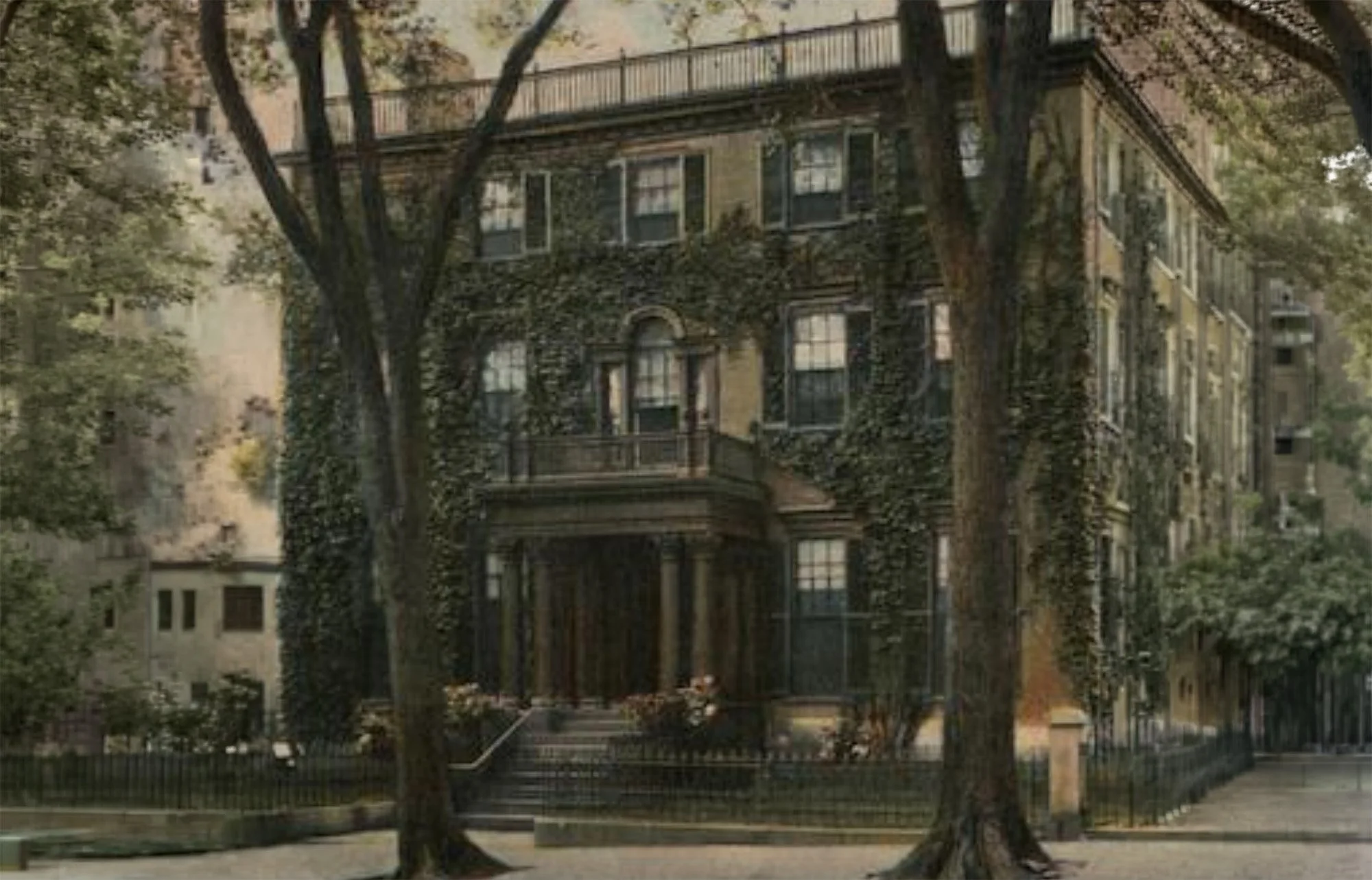 Historic Cumberland Club building illustrating institutional heritage in Portland Maine