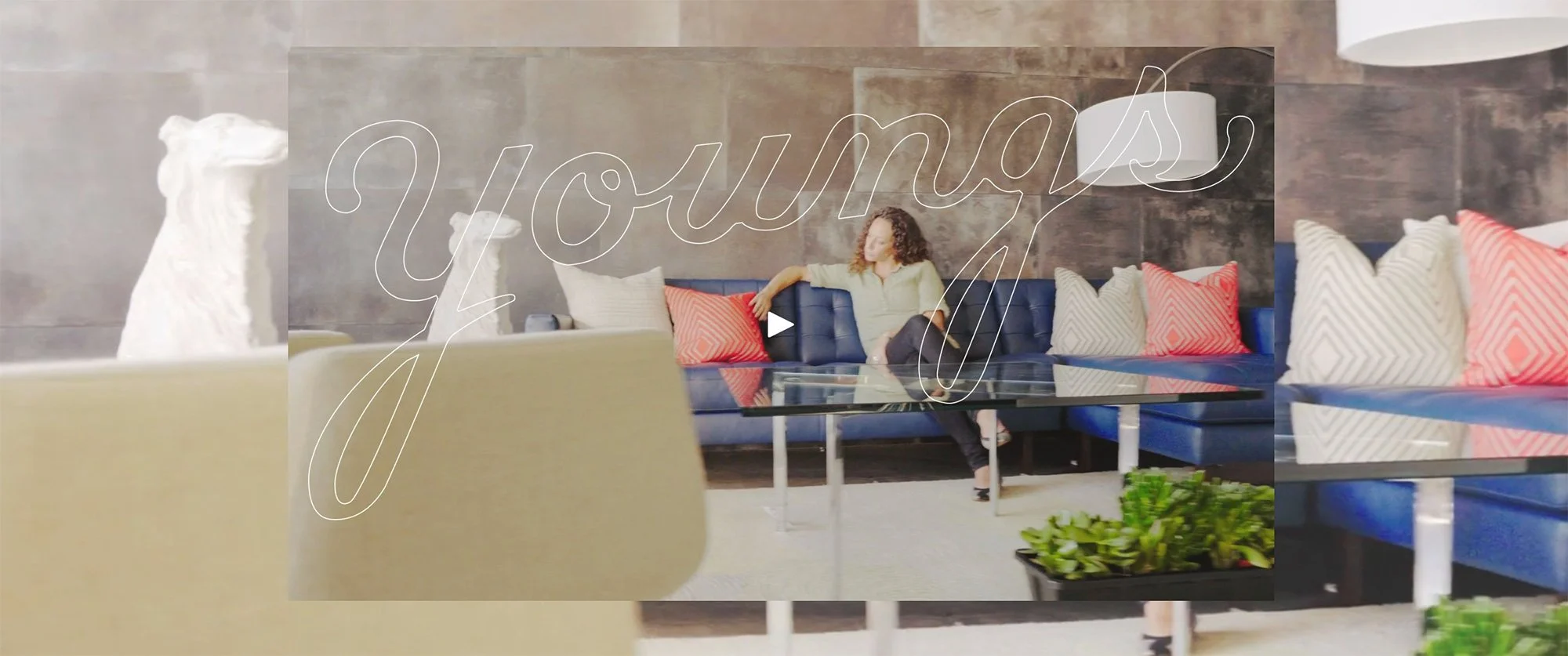 Youngs Furniture video banner branding by Murphy Empire Branding & Design