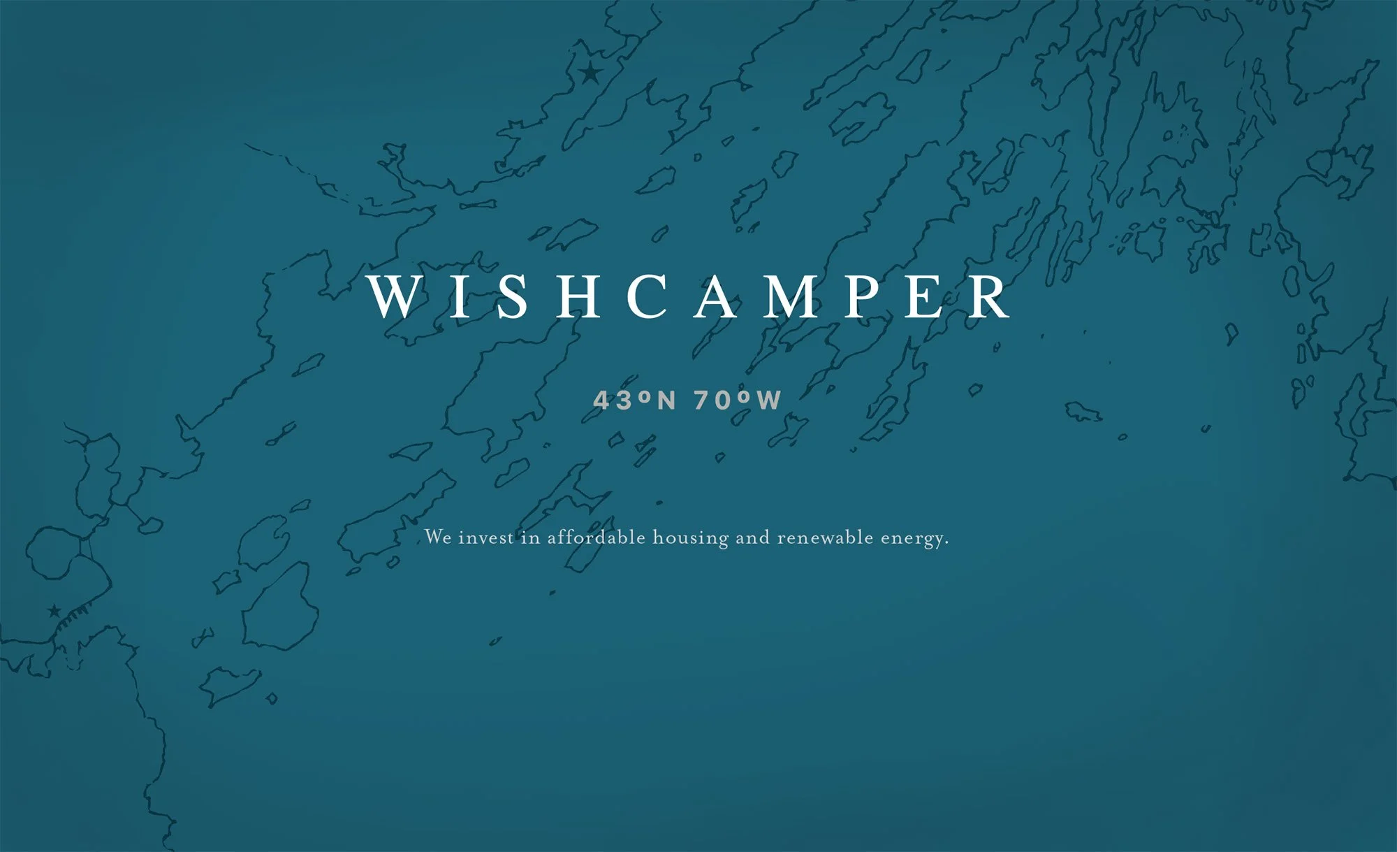 Wishcamper Companies brand identity design by Murphy Empire, Portland Maine