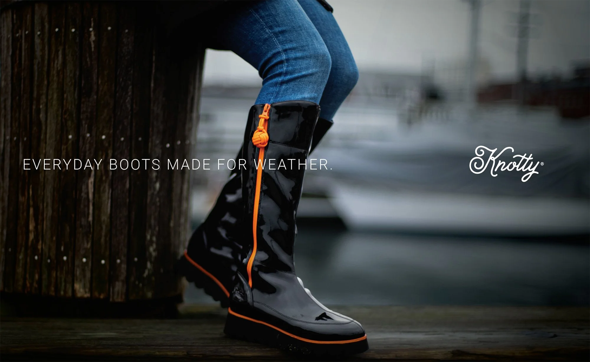 Custom logo design and branding for Knotty Boots, a Maine Bootmaker by Murphy Empire Branding & Design