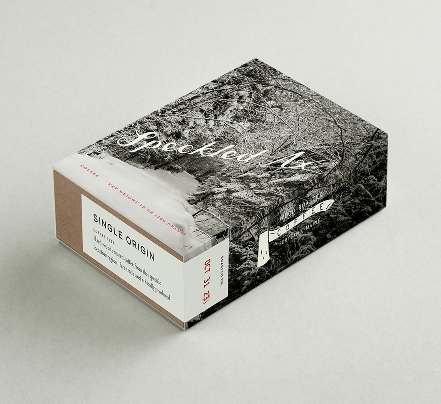 Speckled Ax brand identity design — Murphy Empire, Portland, Maine