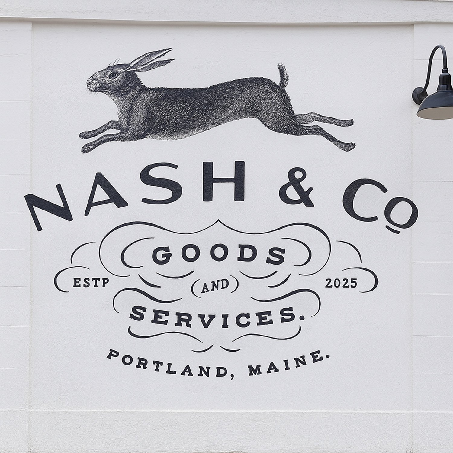 Nash & Co. signage design