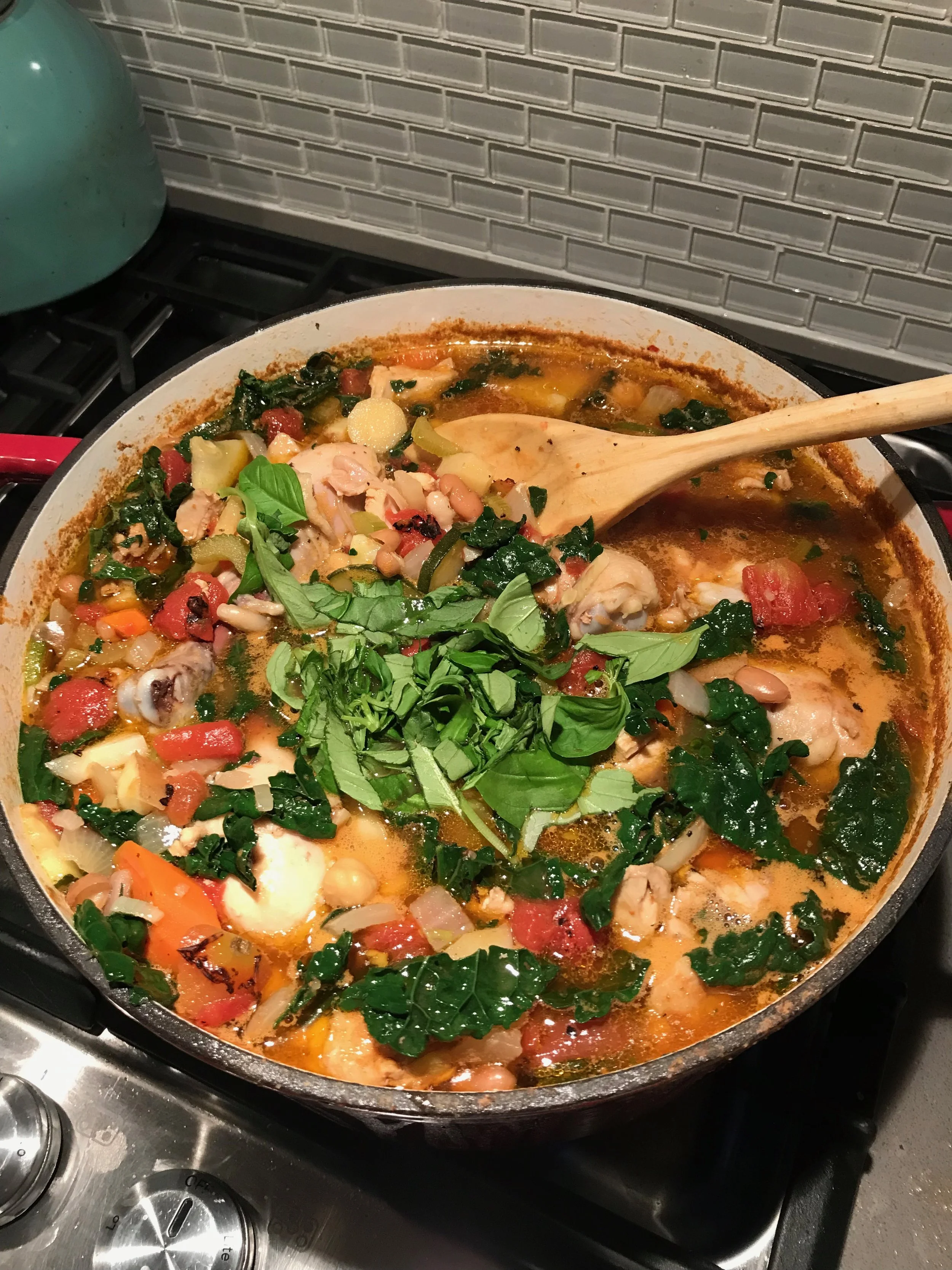 Recipe Time: Chicken & Roasted Vegetable Soup