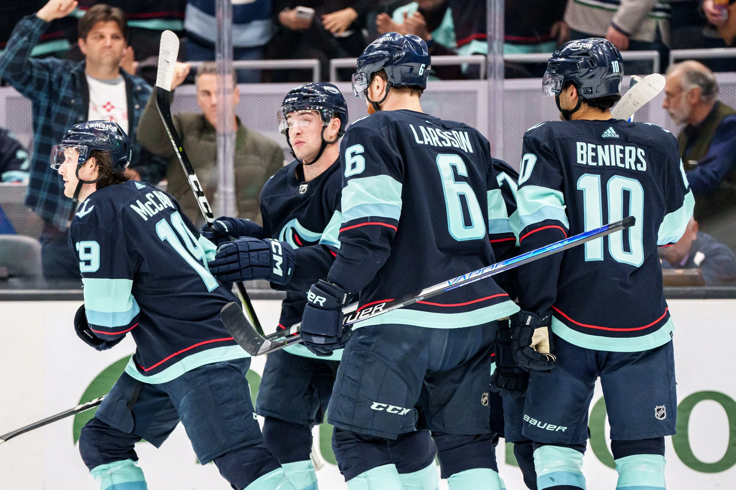 Seattle Kraken clinch playoff berth with inspired victory over troublesome Coyotes 