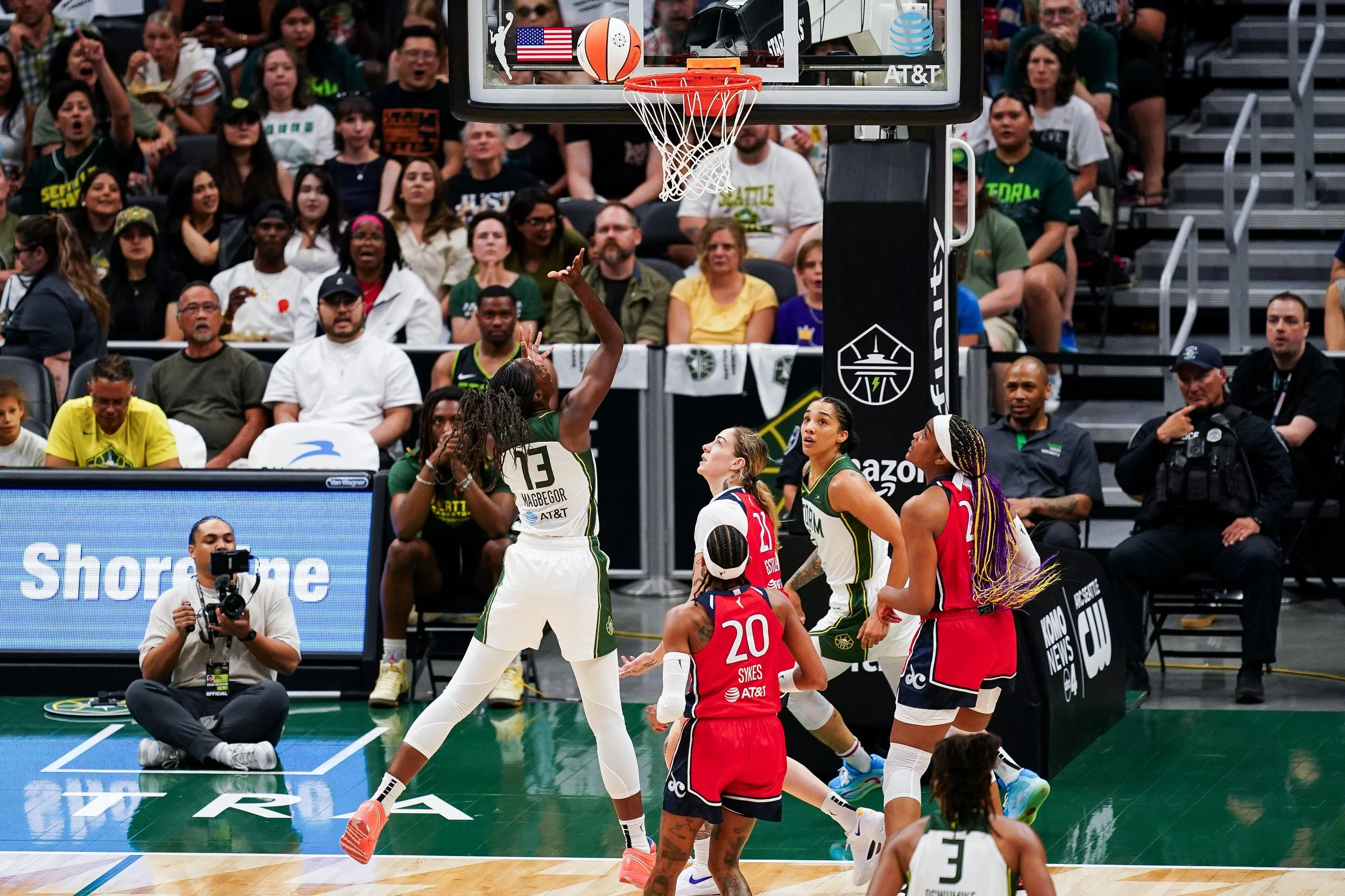 Storm Surrender 10-Point Lead To Mystics In Home Loss
