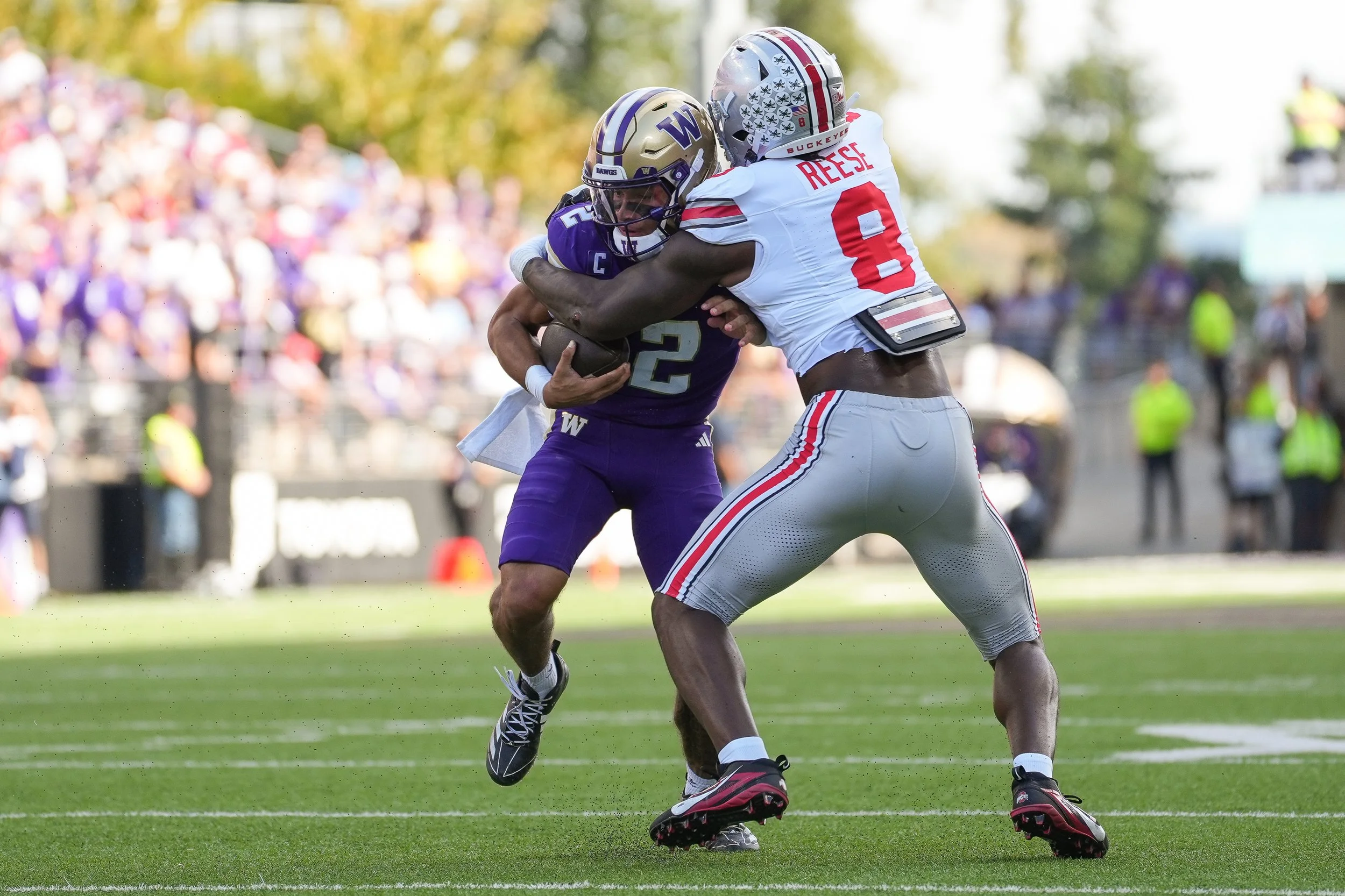Huskies Chase Their Own Tail, Fall 24-6 to Top Ranked Ohio State