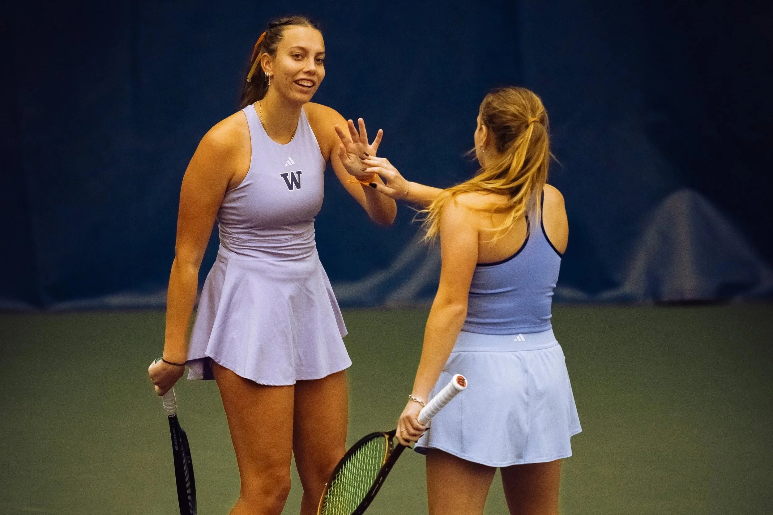 22nd-Ranked UW Women’s Tennis Tops Boise State to Open 2026 Home Slate